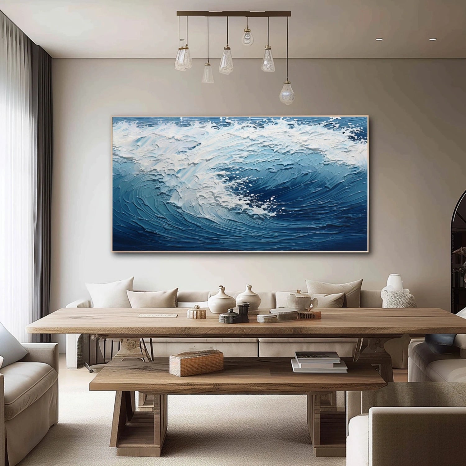 Sky And Ocean Painting #SO184
