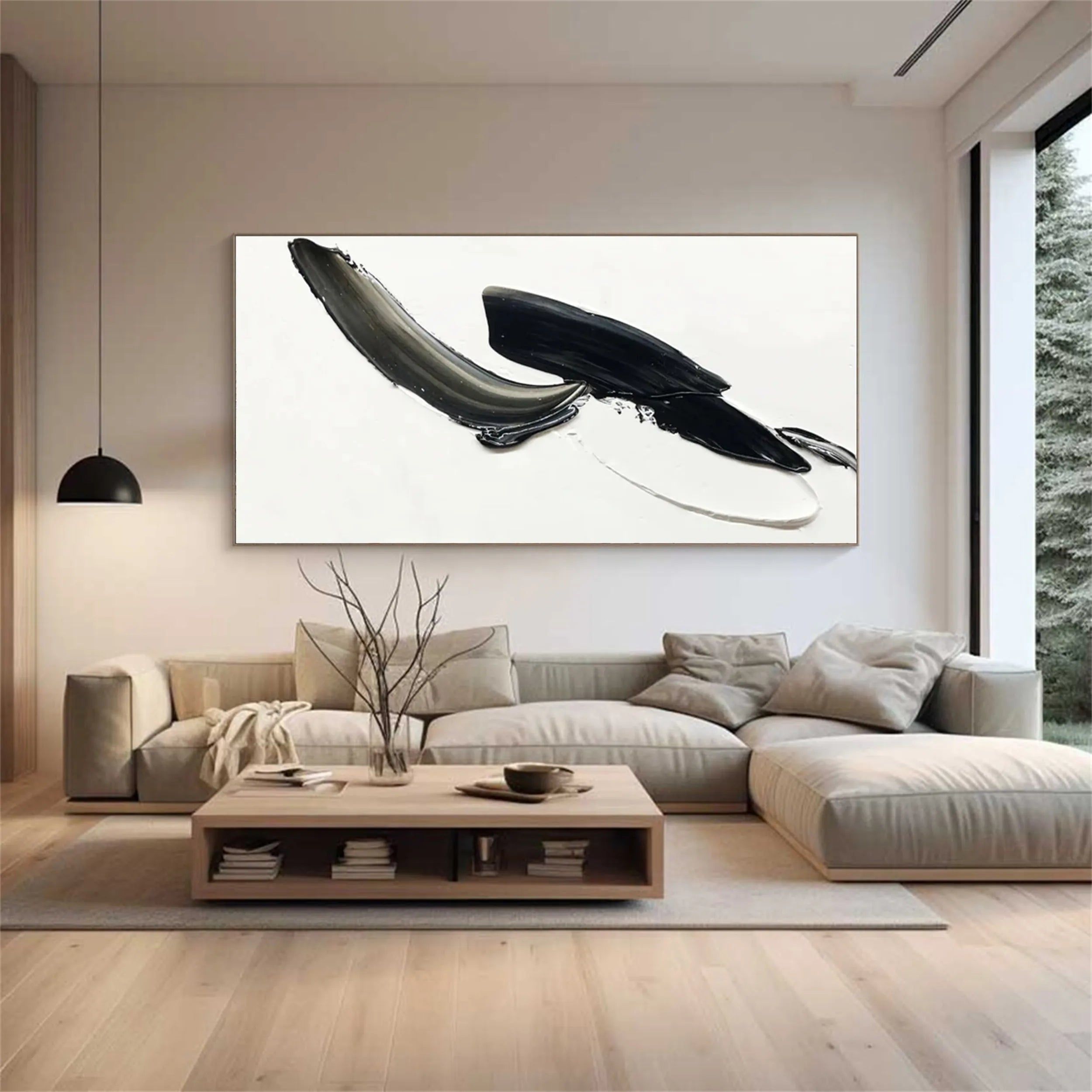 White Textured Minimalist Wall Art #WT104