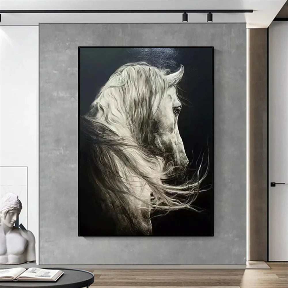 Abstract Animal Art Horse Wall Art  #AT002