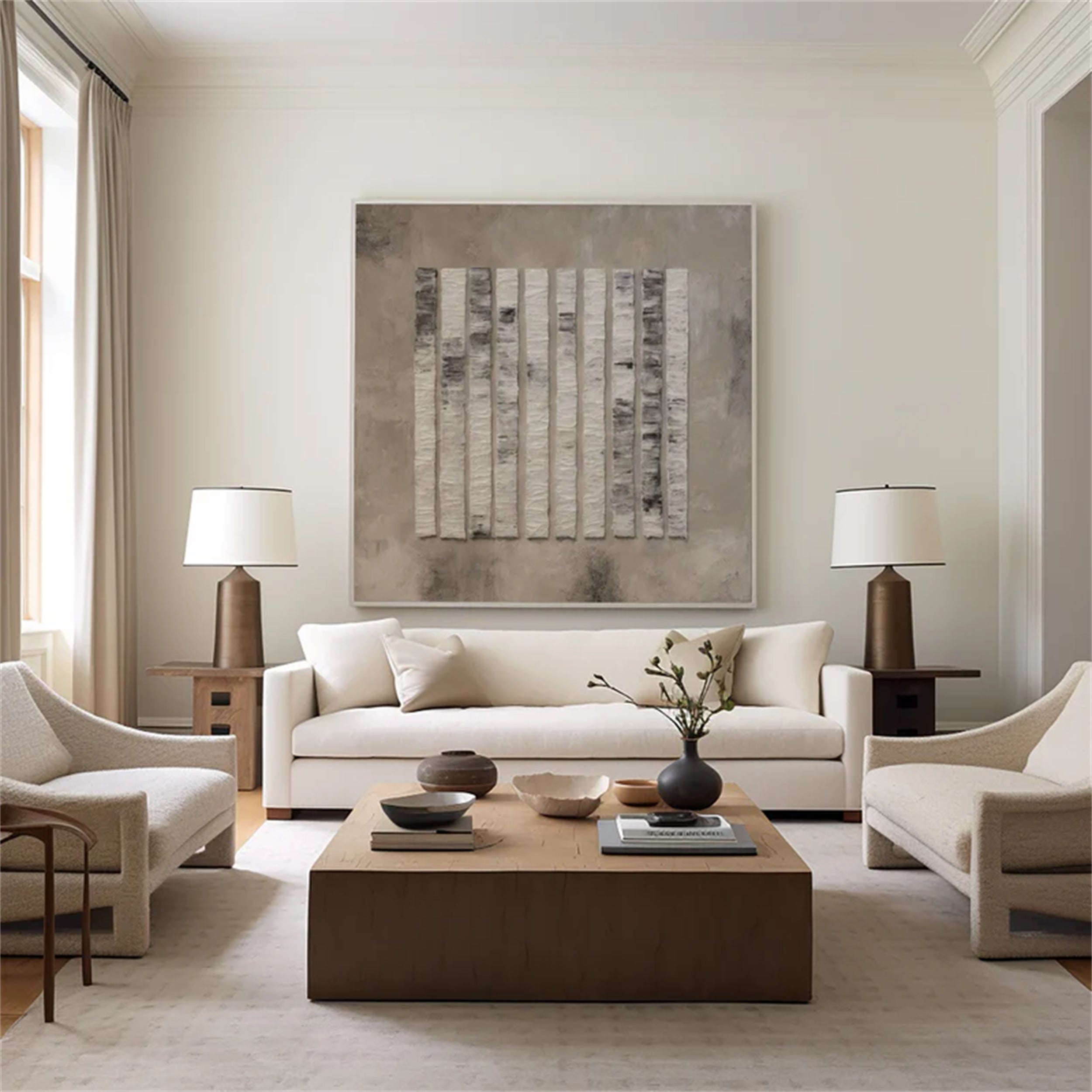 Wabi Sabi Abstract Wall Art #WA131