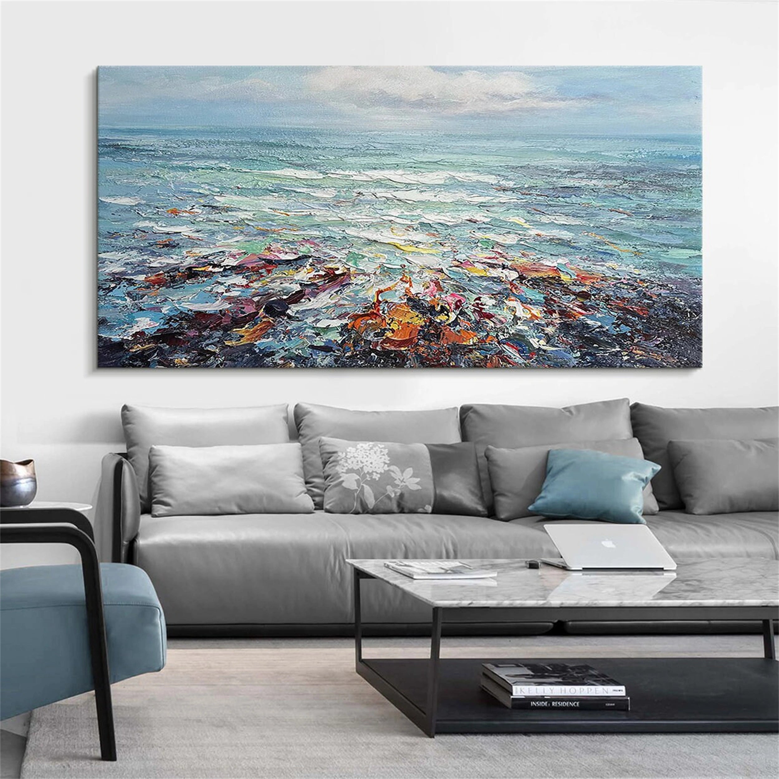 Sky And Ocean Painting #SO007