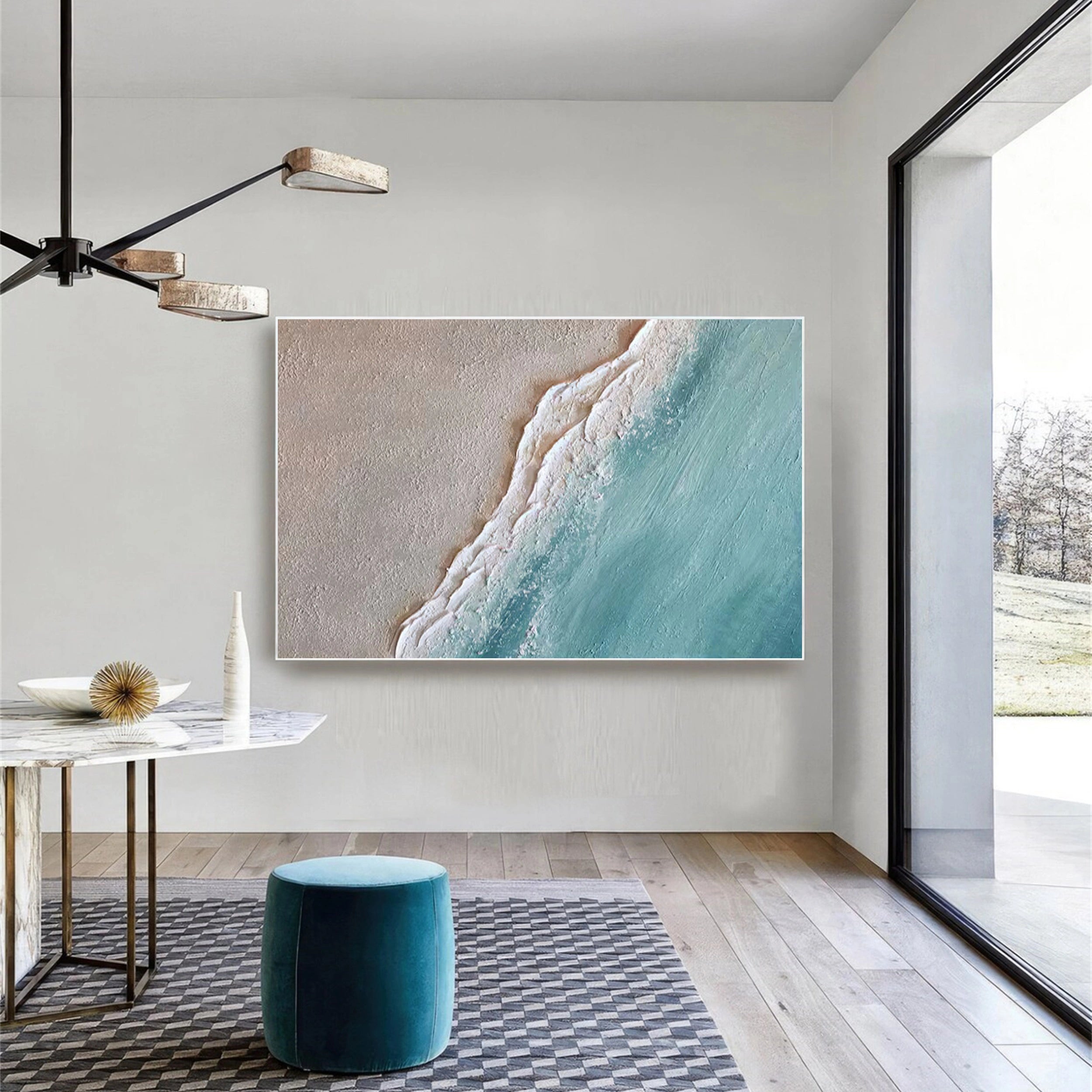 Sky And Ocean Painting #SO057
