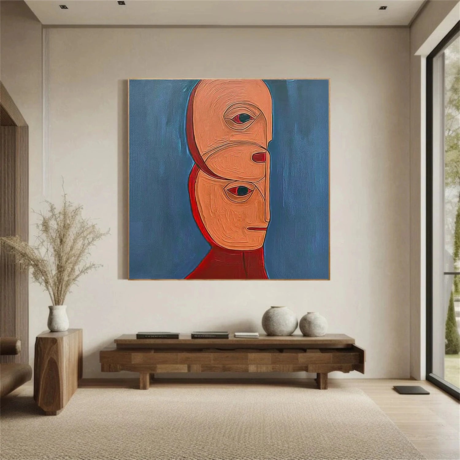 Abstract Portrait Wall Art #WP033