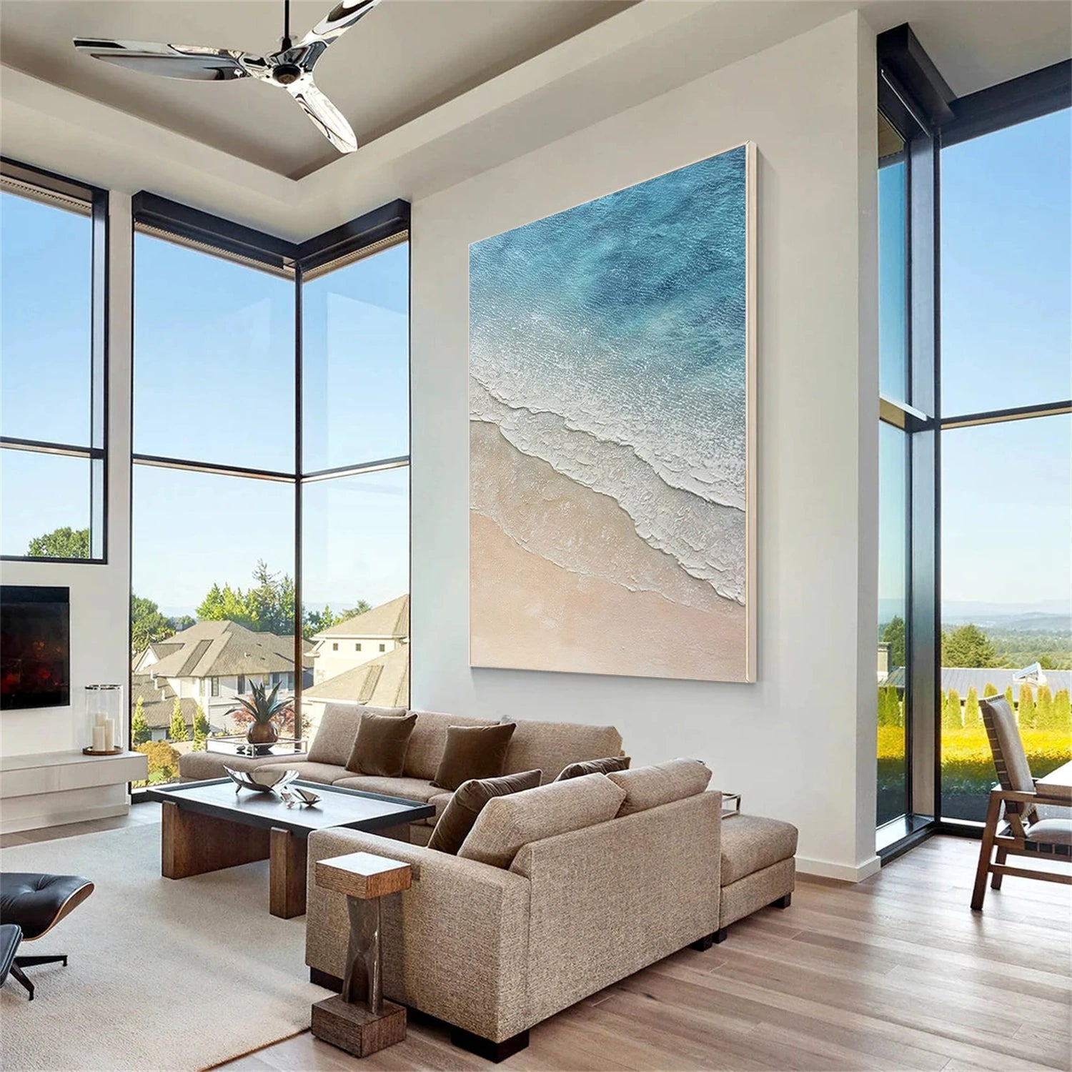 Sky and Ocean Painting #SO189