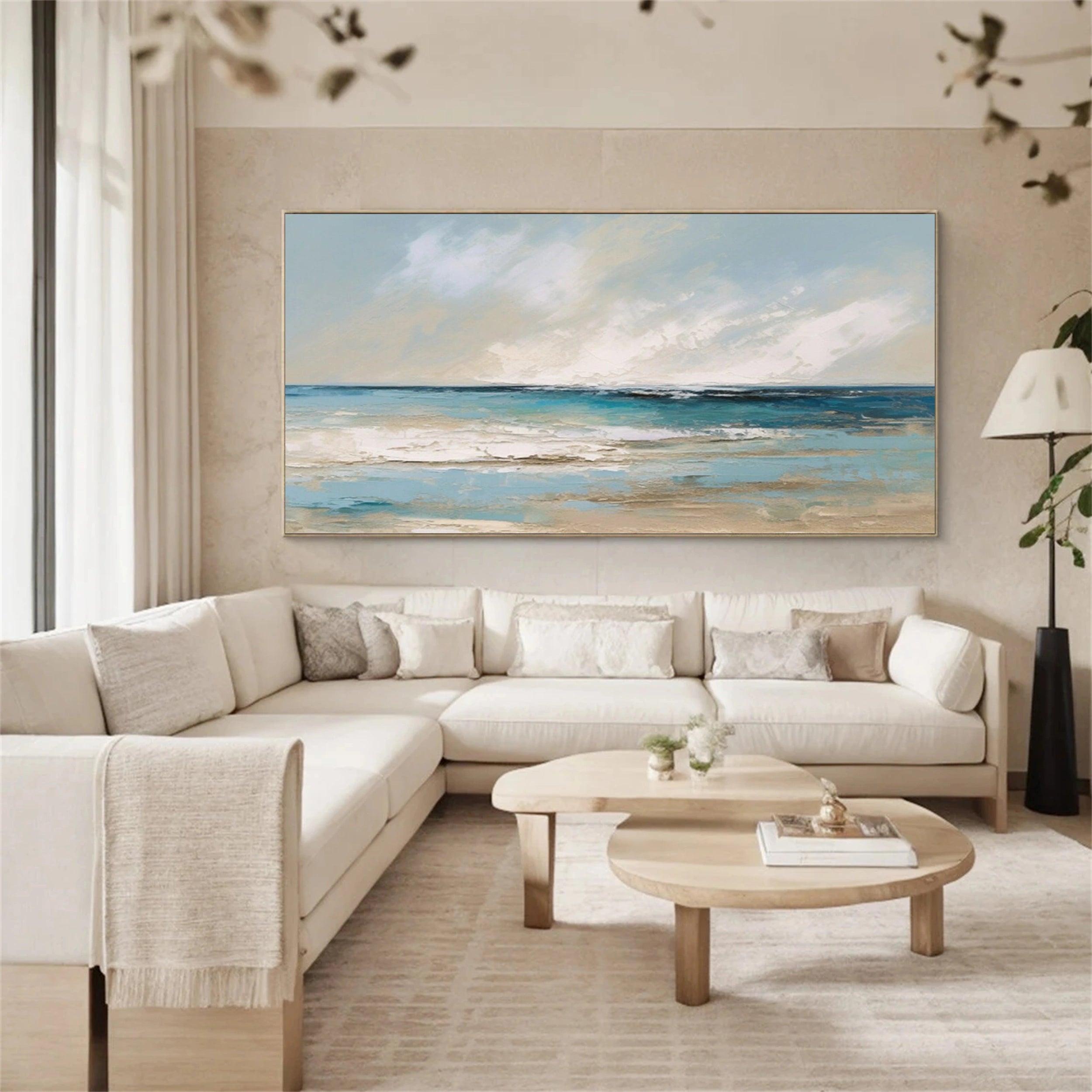 Sky And Ocean Painting #SO066