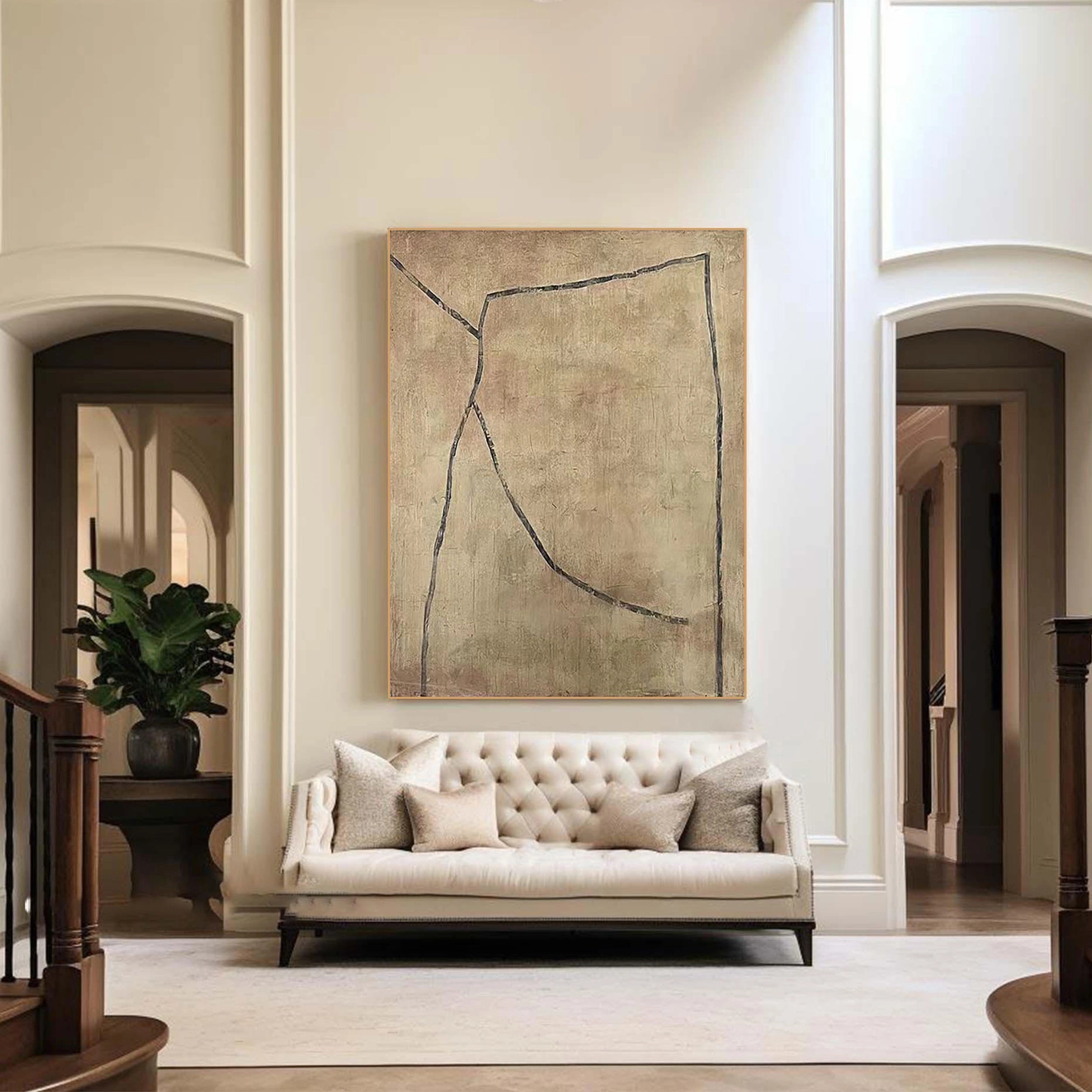 Wabi Sabi Abstract Wall Art #WA086