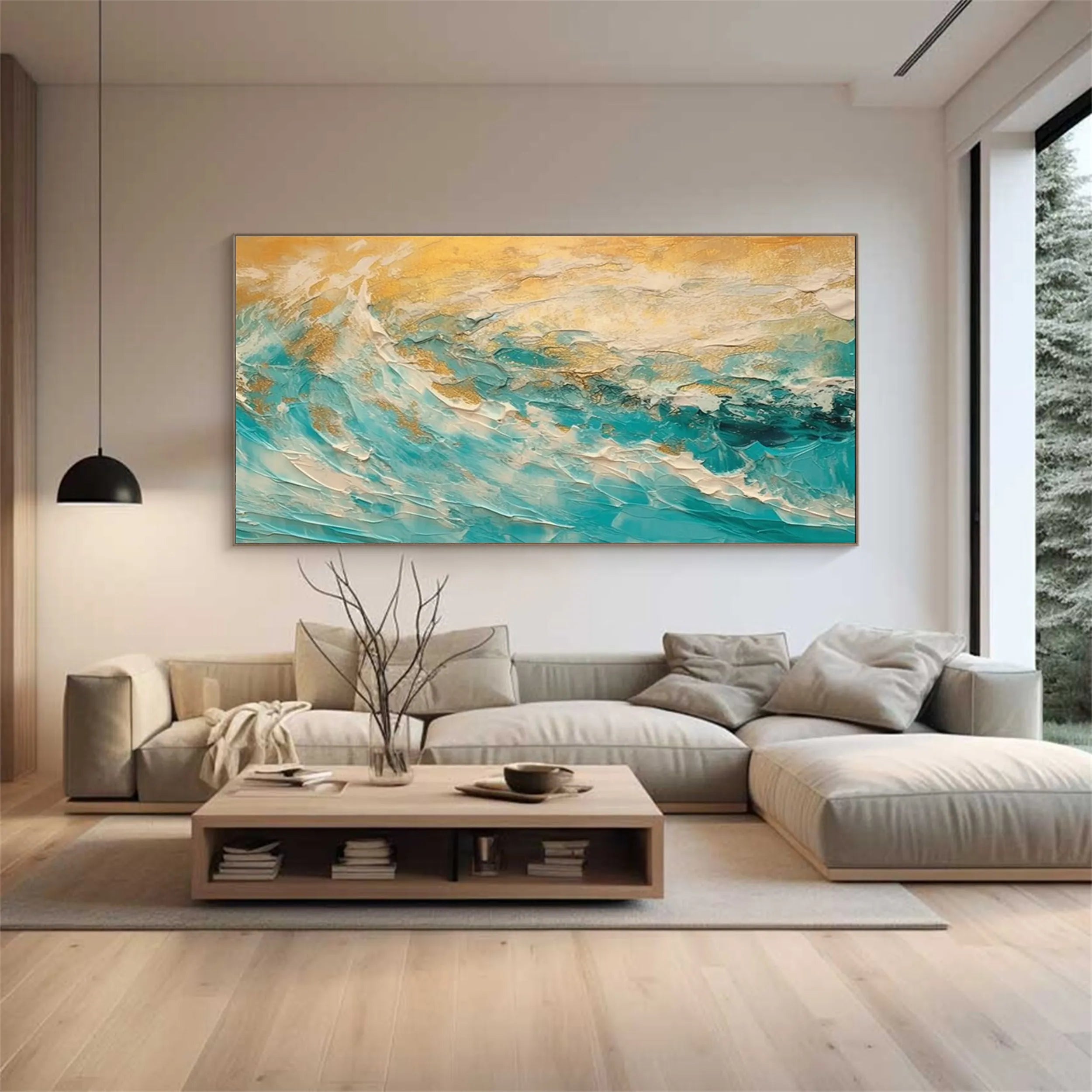 Sky And Ocean Painting #SO098