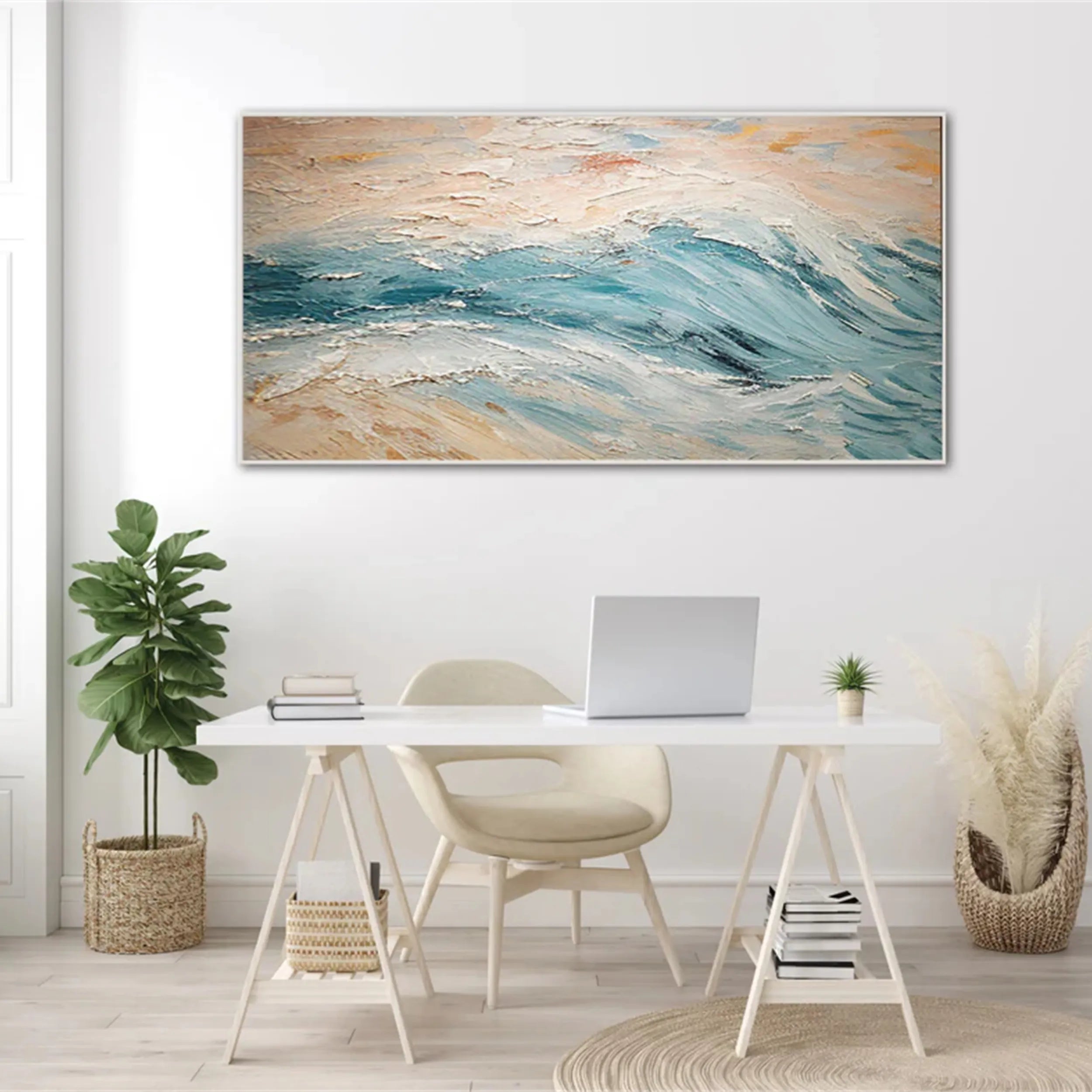Sky And Ocean Painting #SO094