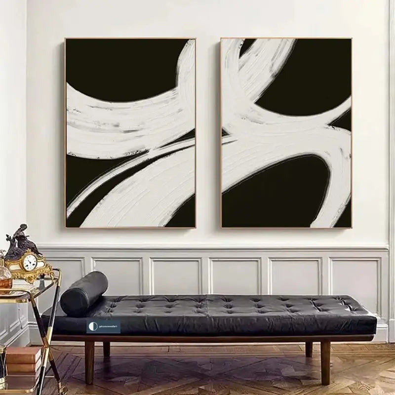 Wabi Sabi Abstract Wall Art Set of 2 #WA024