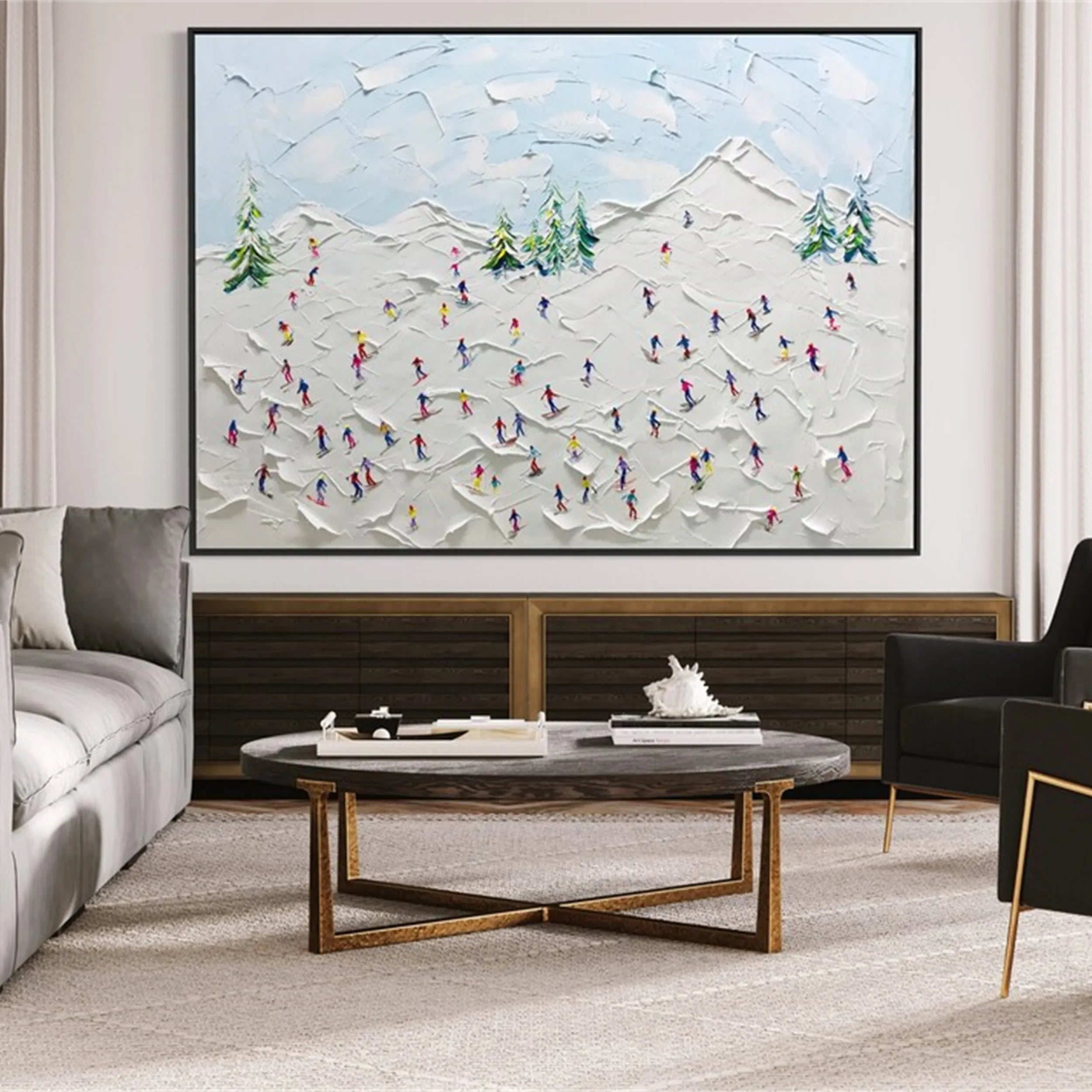 White Textured Minimalist Wall Art #WT165