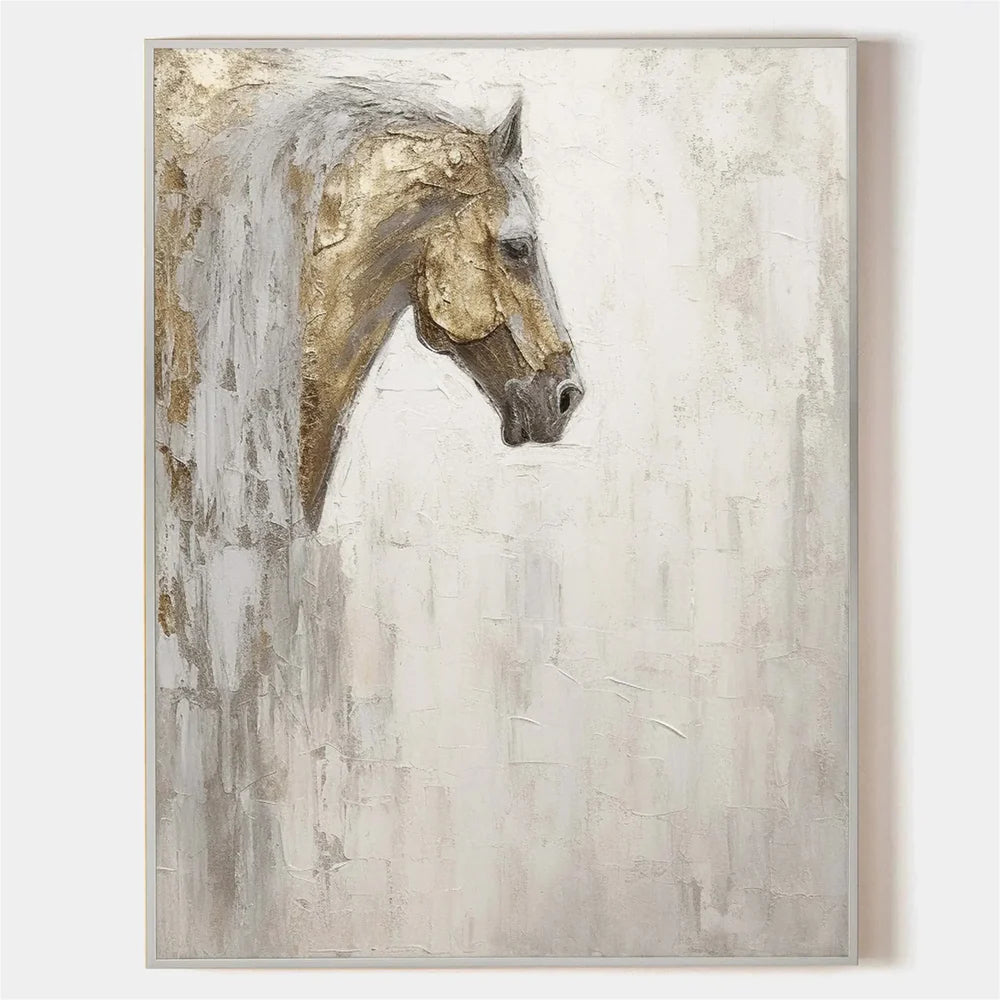 Abstract Animal Art Horse Texture Wall Art #AT004