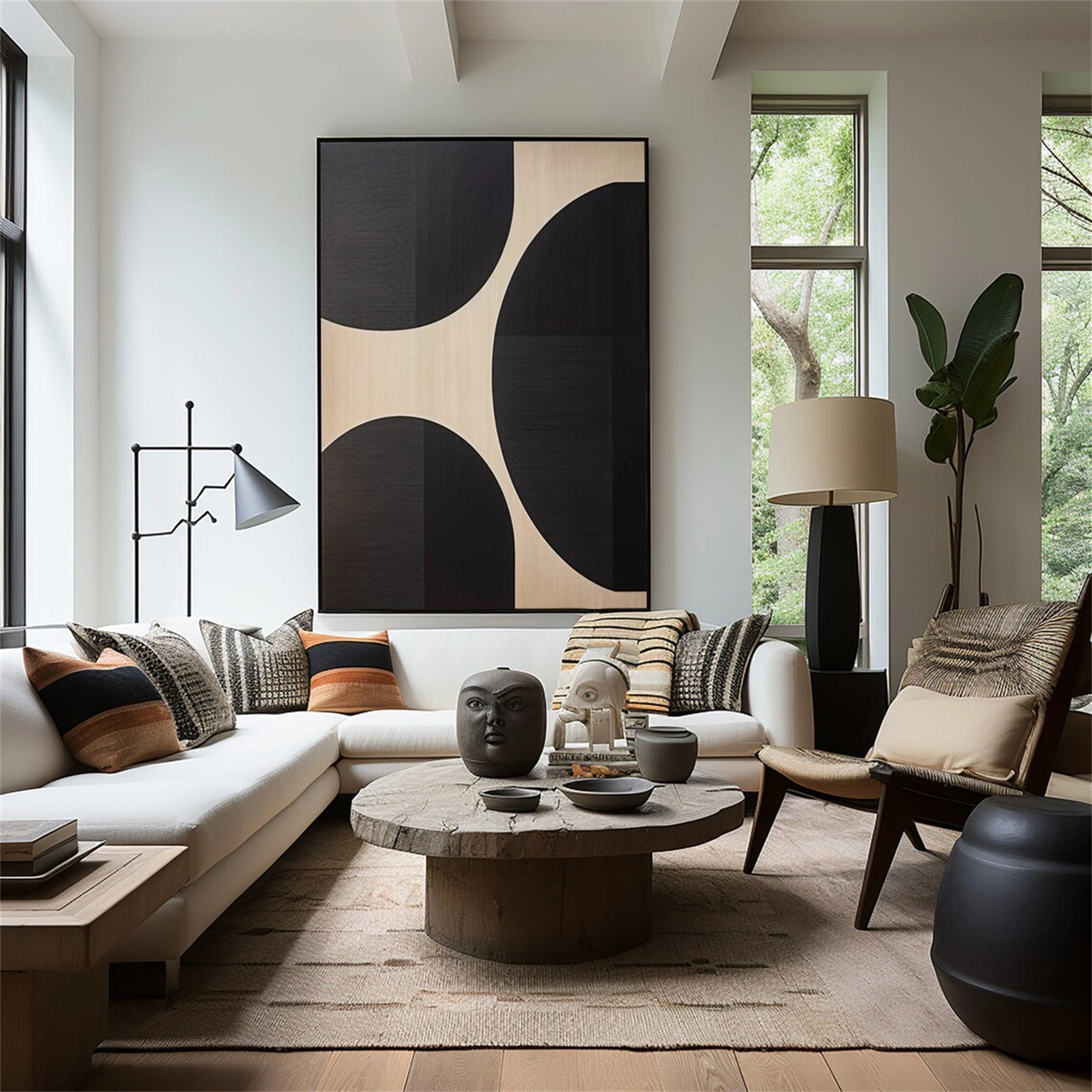Wabi Sabi Abstract Wall Art #WA126