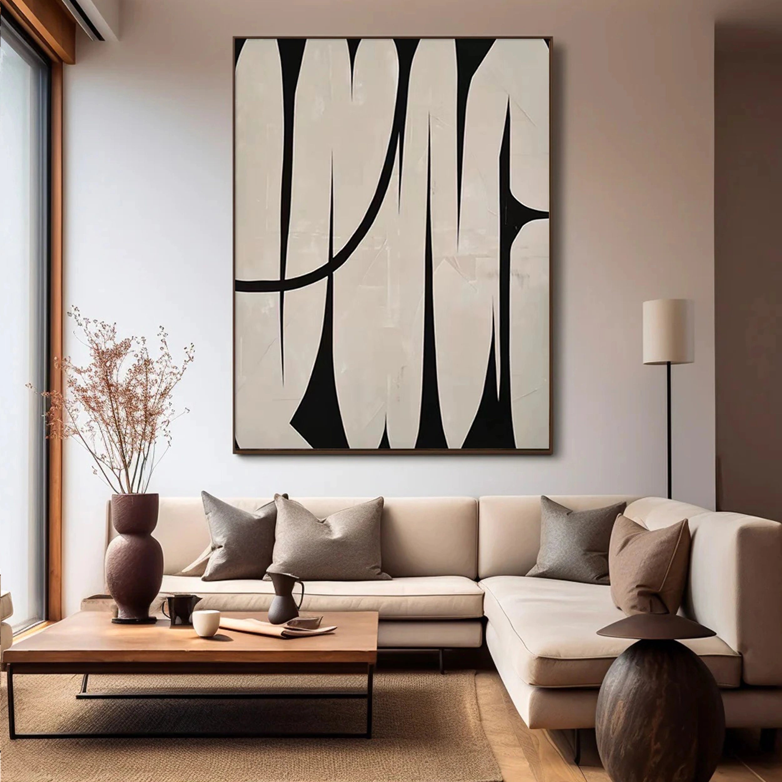 Wabi Sabi Abstract Wall Art #WA091
