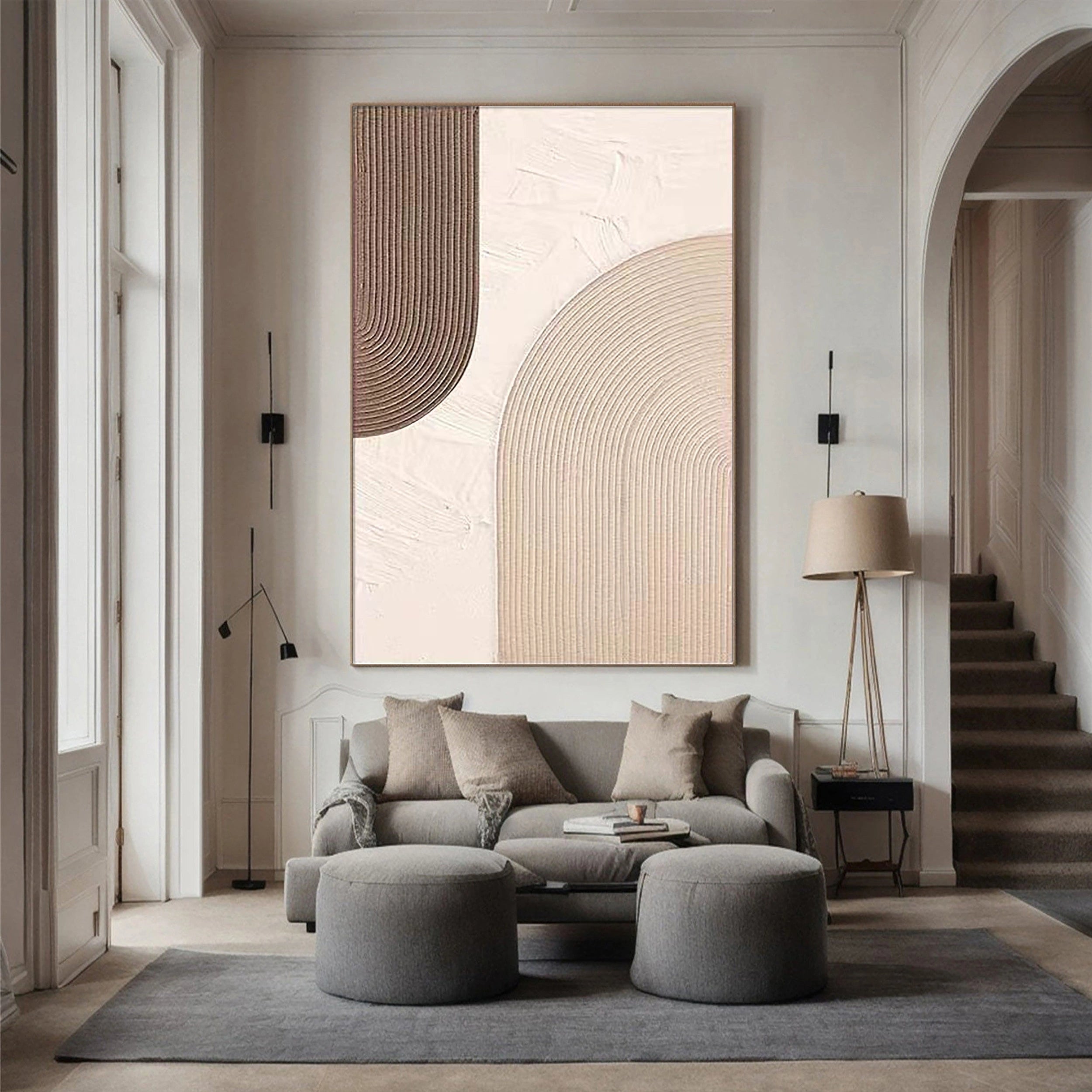 Wabi Sabi Abstract Wall Art #WA096