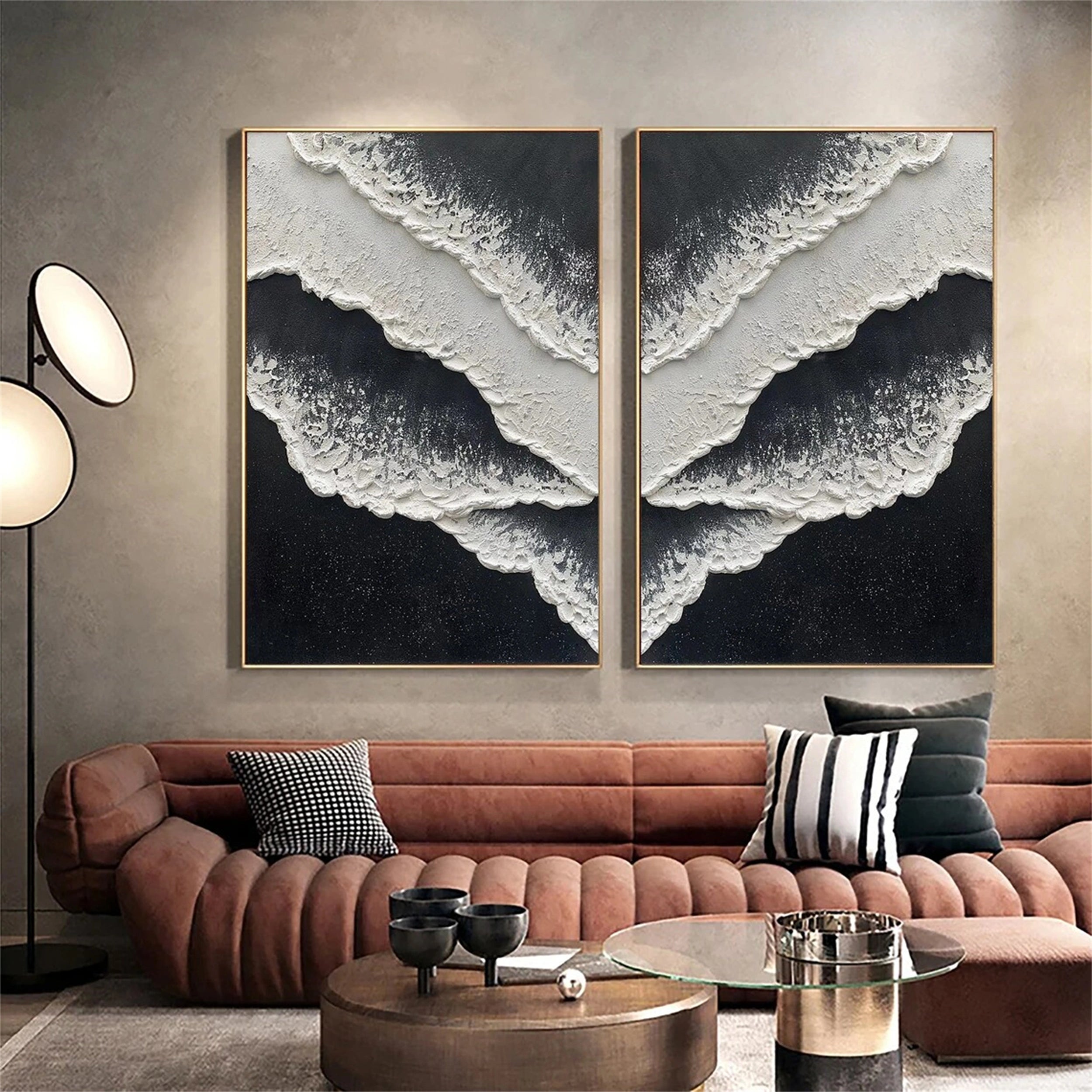 Sky And Ocean Painting Set of 2 #SO025