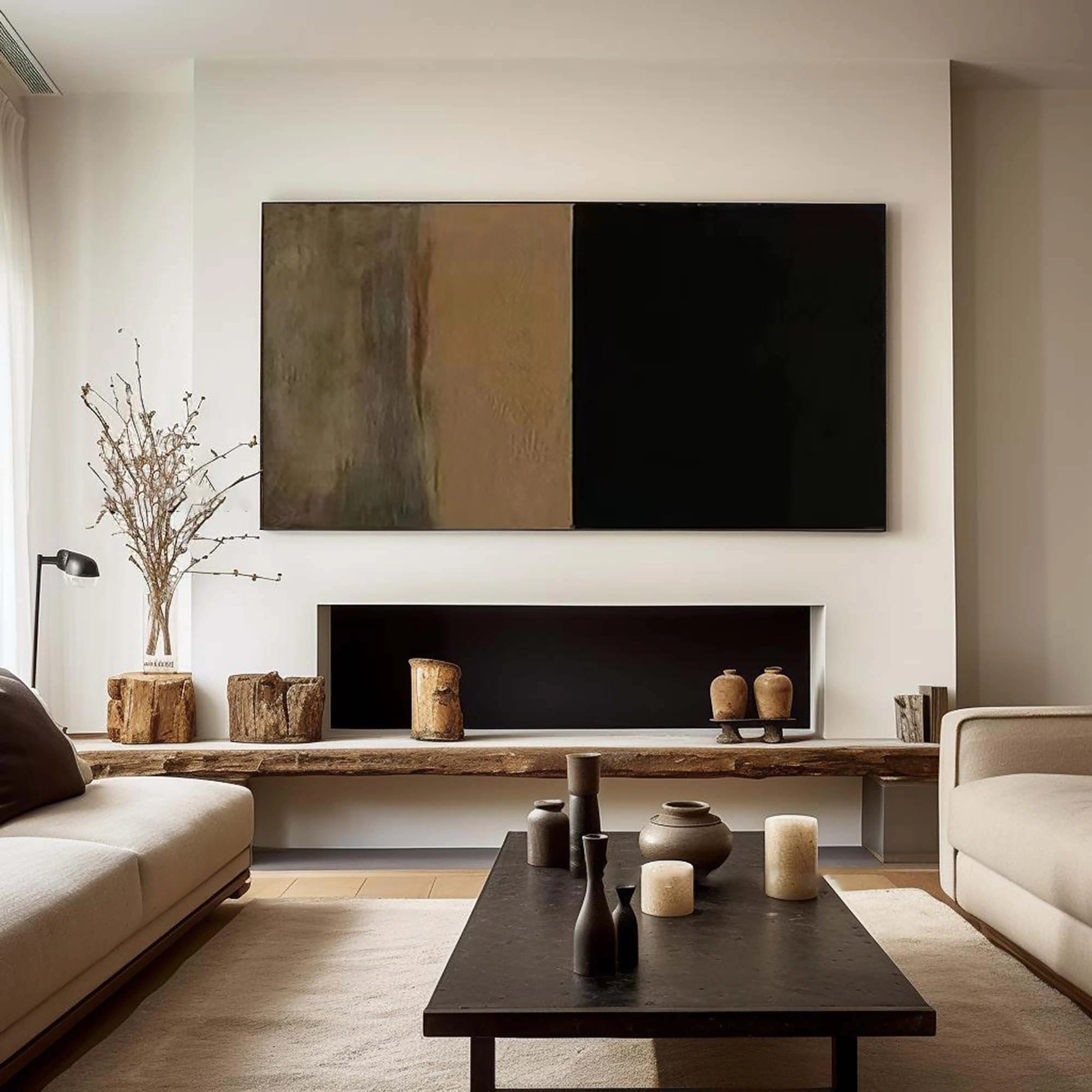 Wabi Sabi Abstract Wall Art #WA095