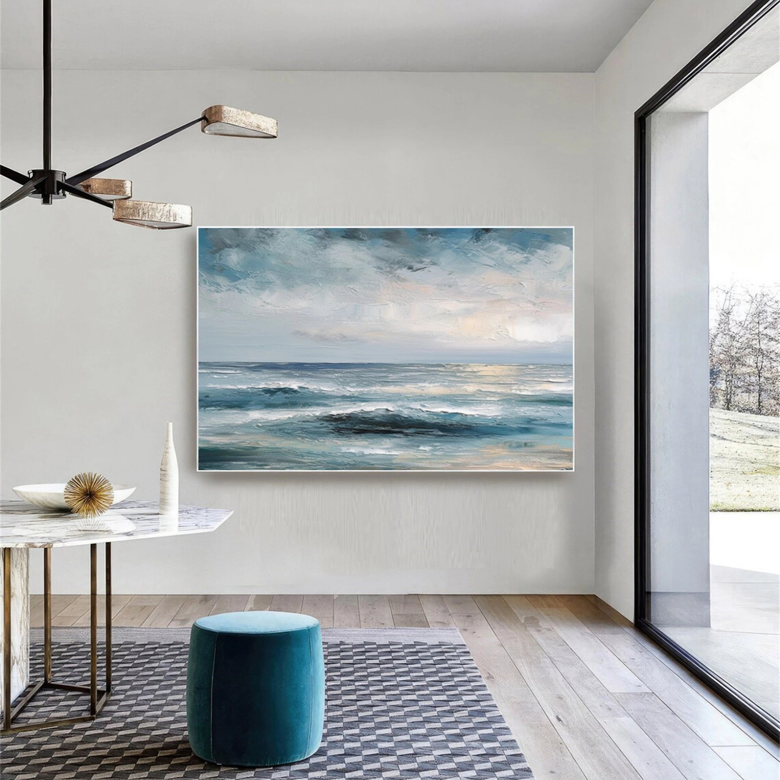 Sky And Ocean Painting #SO058