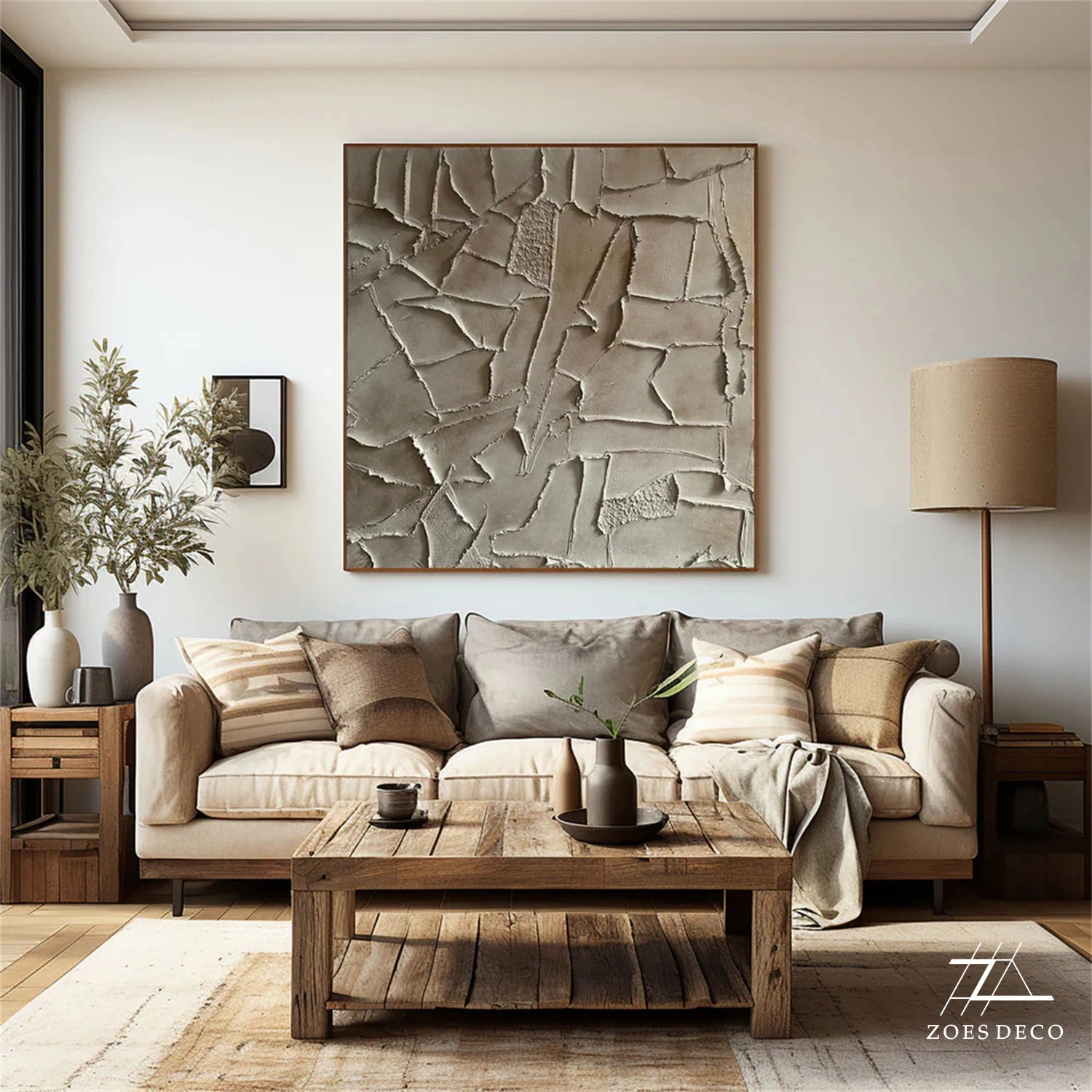 Wabi Sabi Abstract Wall Art #WA157