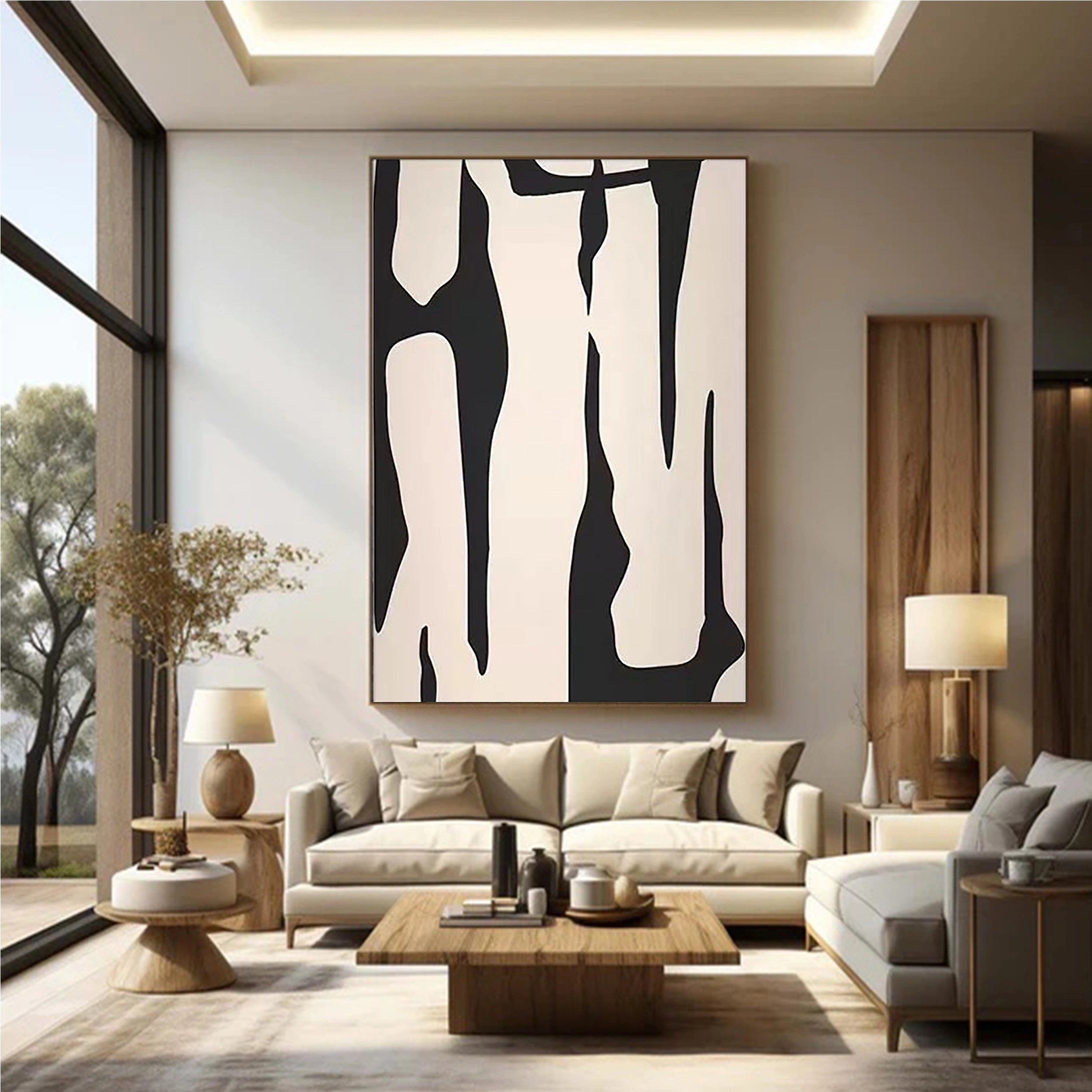 Wabi Sabi Abstract Wall Art #WA090