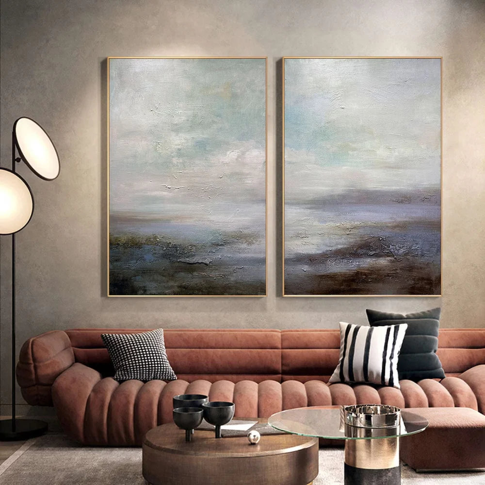 Sky And Ocean Painting Set of 2 #SO104