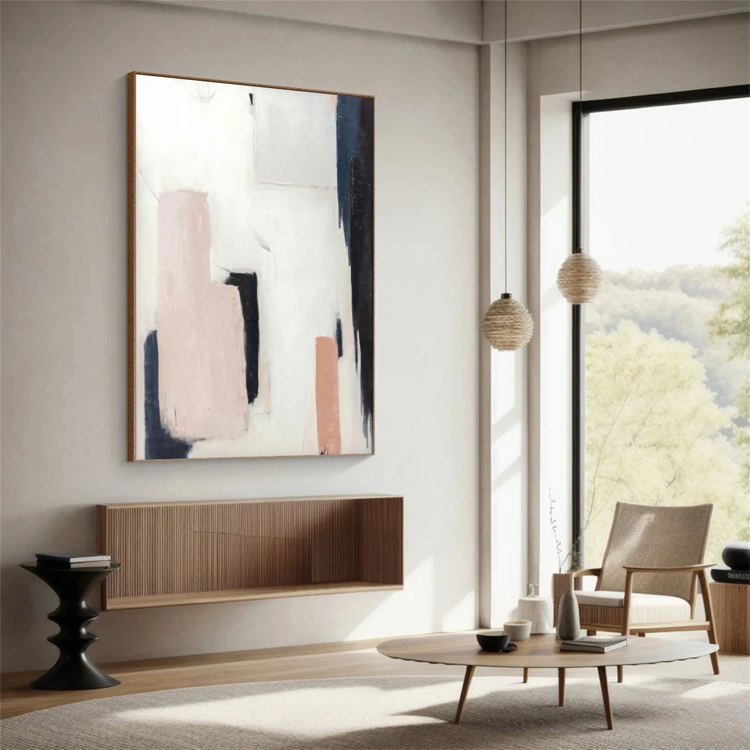 Wabi Sabi Abstract Wall Art #WA150