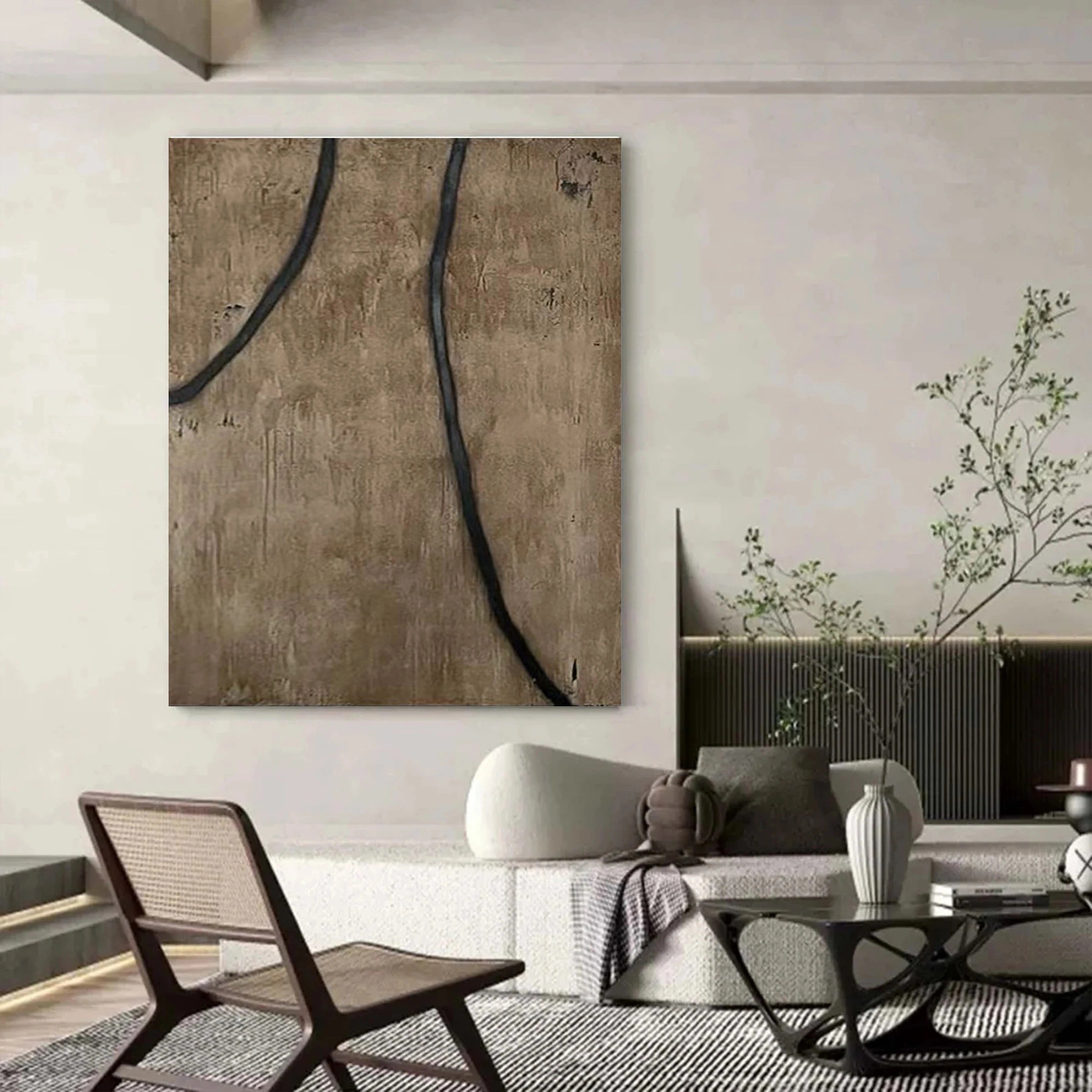 Wabi Sabi Abstract Wall Art #WA087