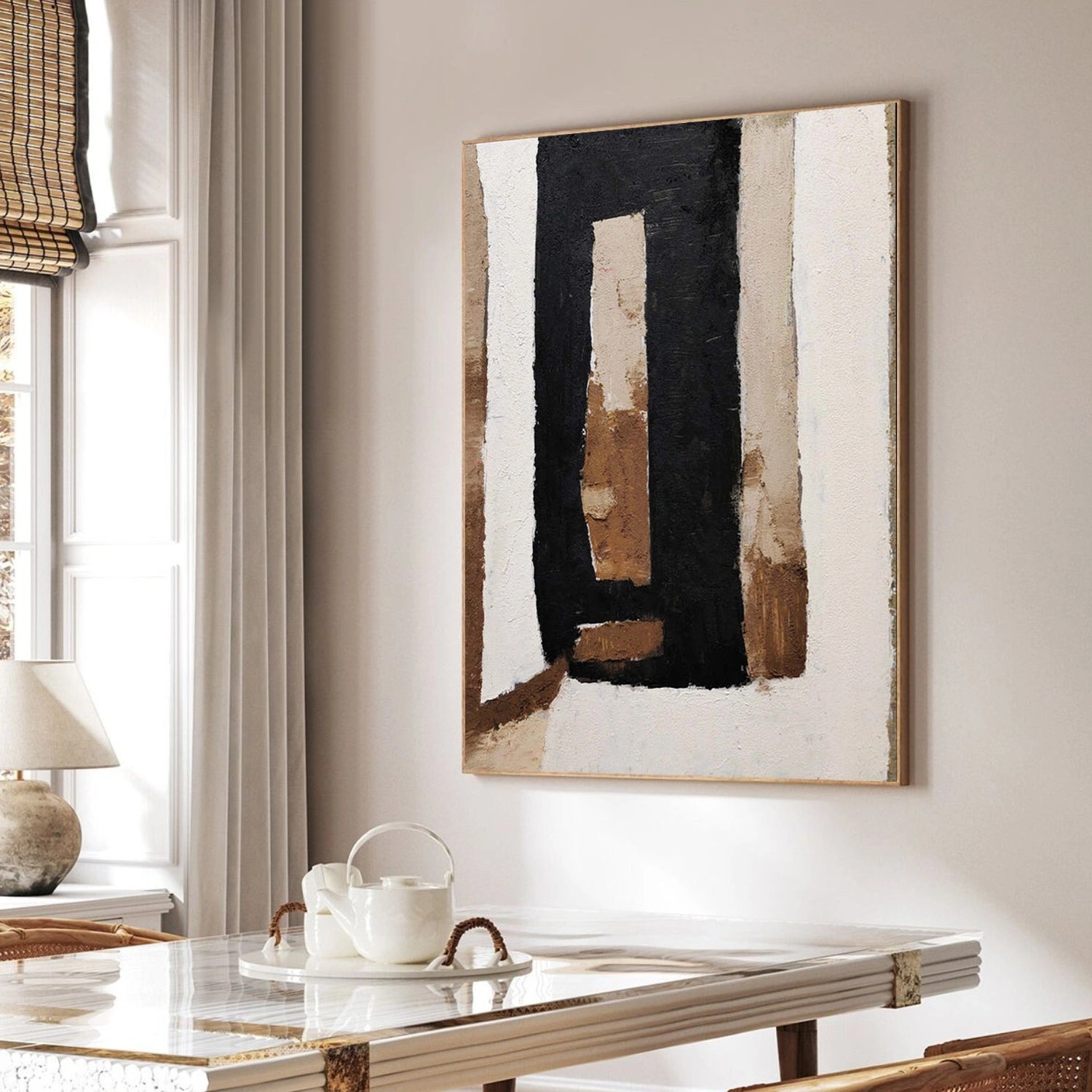 Wabi Sabi Abstract Canvas Art #WA242