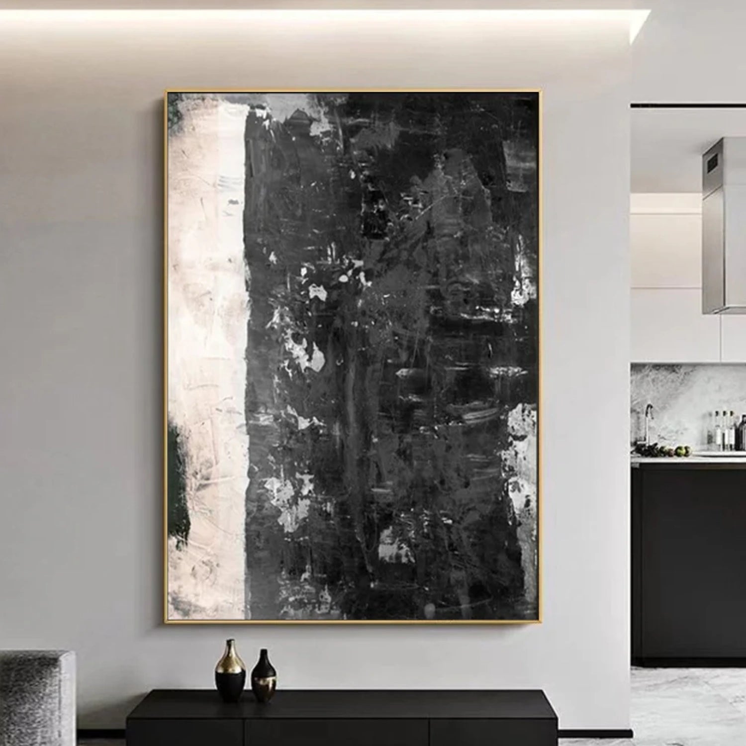 Wabi Sabi Abstract Canvas Art #WA243