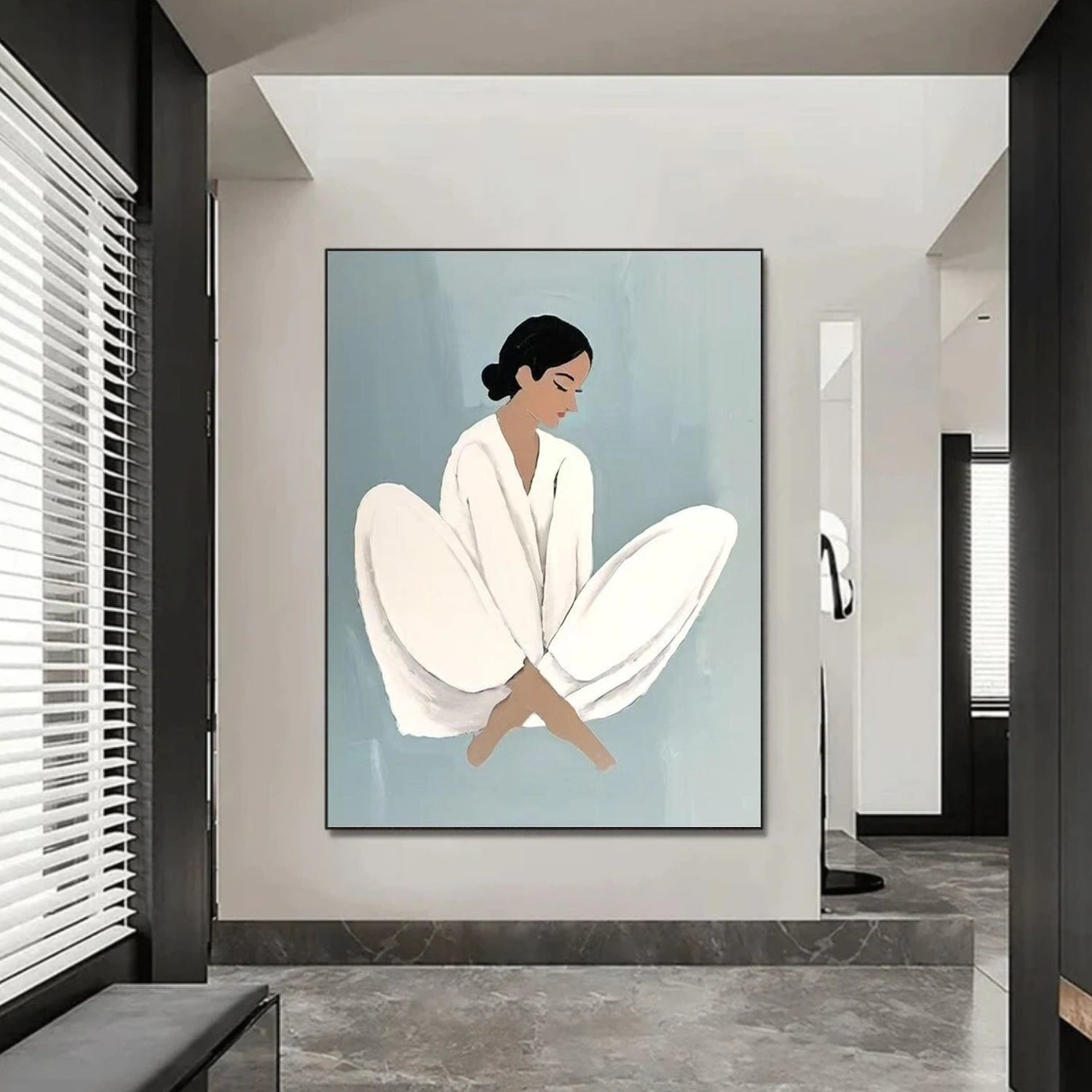 Abstract Portrait Wall Art #WP026