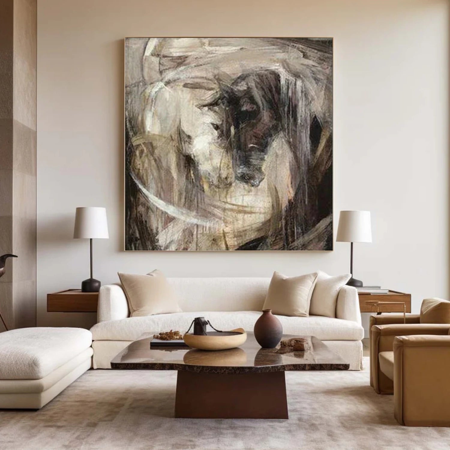 Abstract Animal Horse Wall Art #AT073