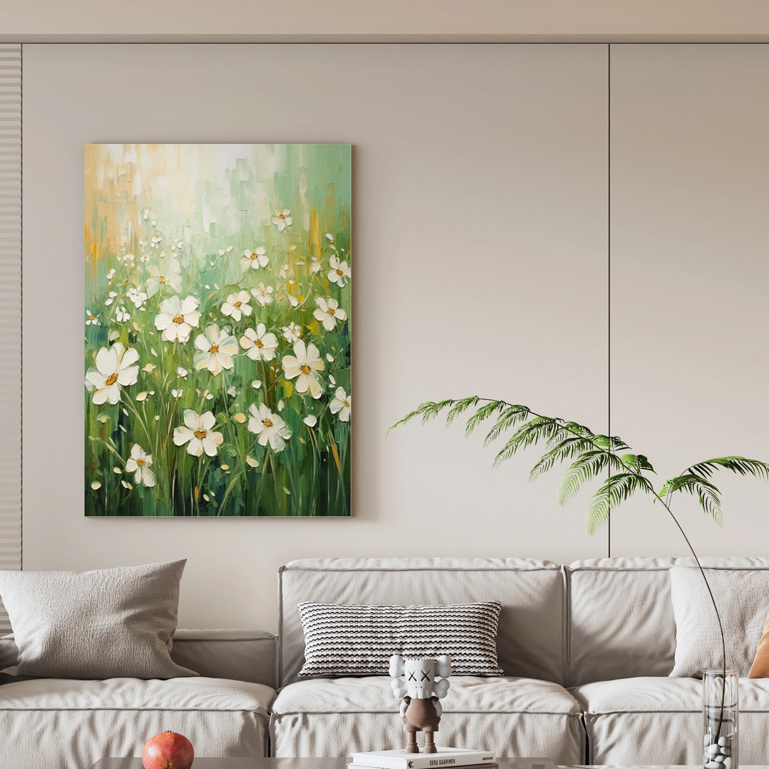 Colorful Tree And Flower Painting #TF090