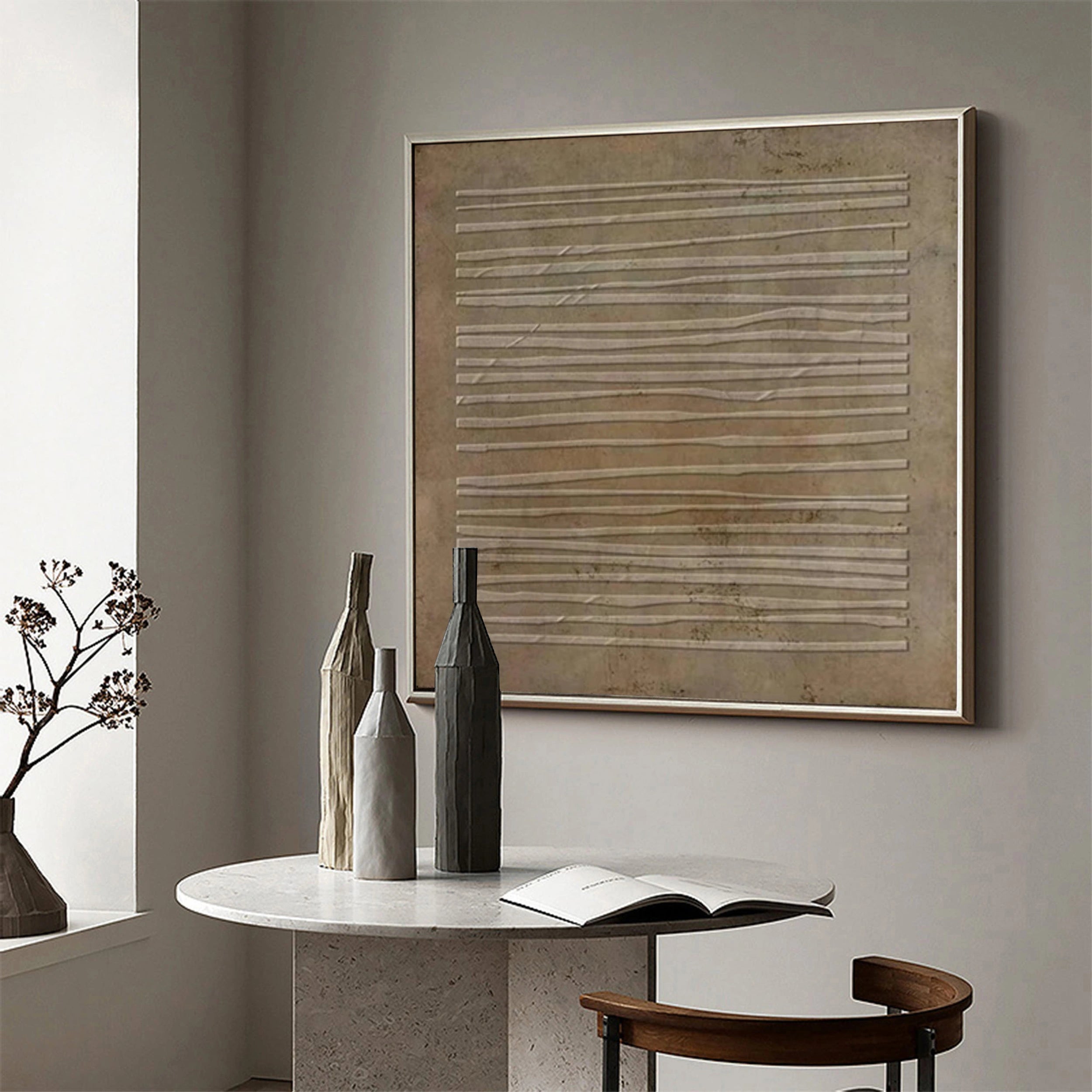 Wabi Sabi Abstract Wall Art #WA038