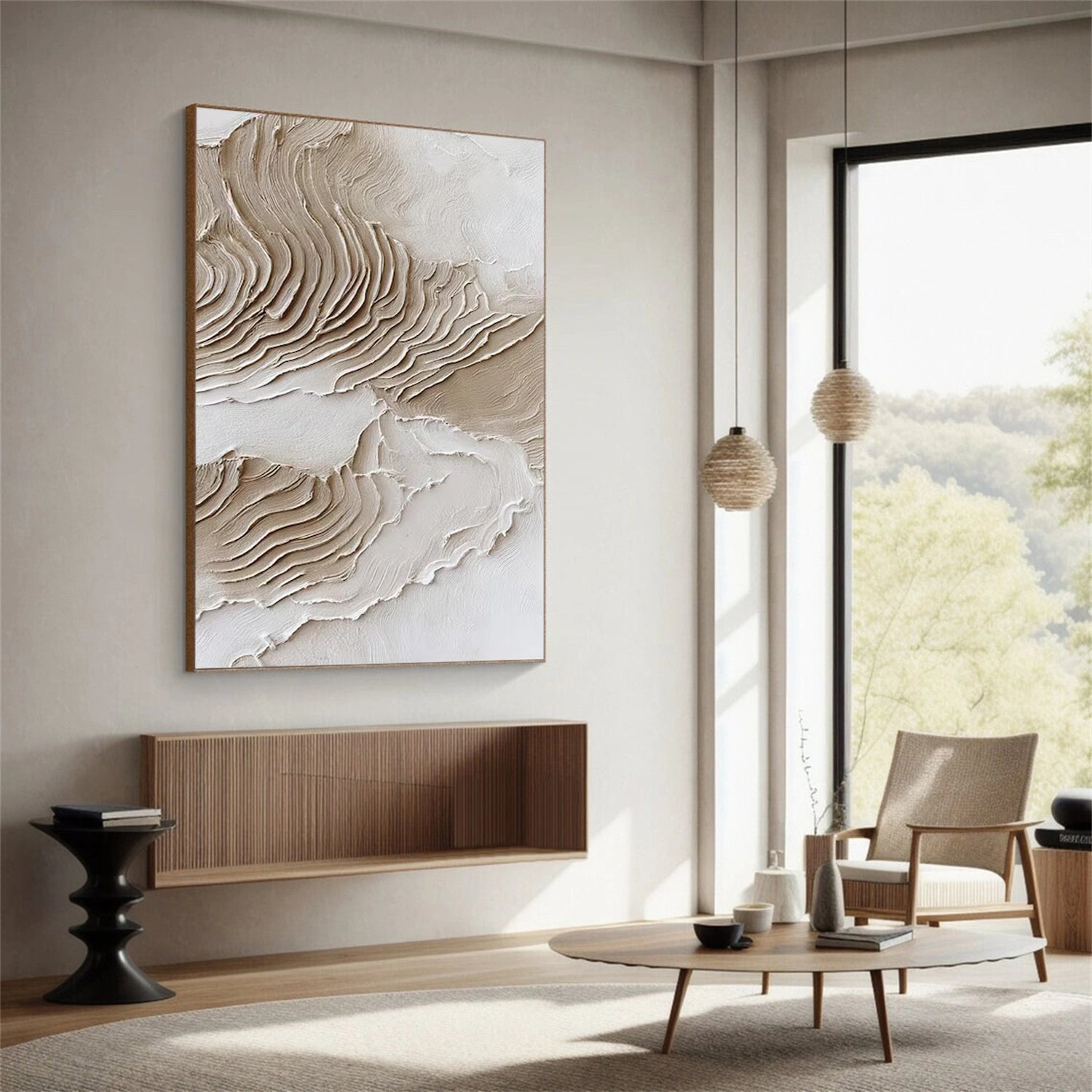 Textured Minimalist Wall Art #WT221