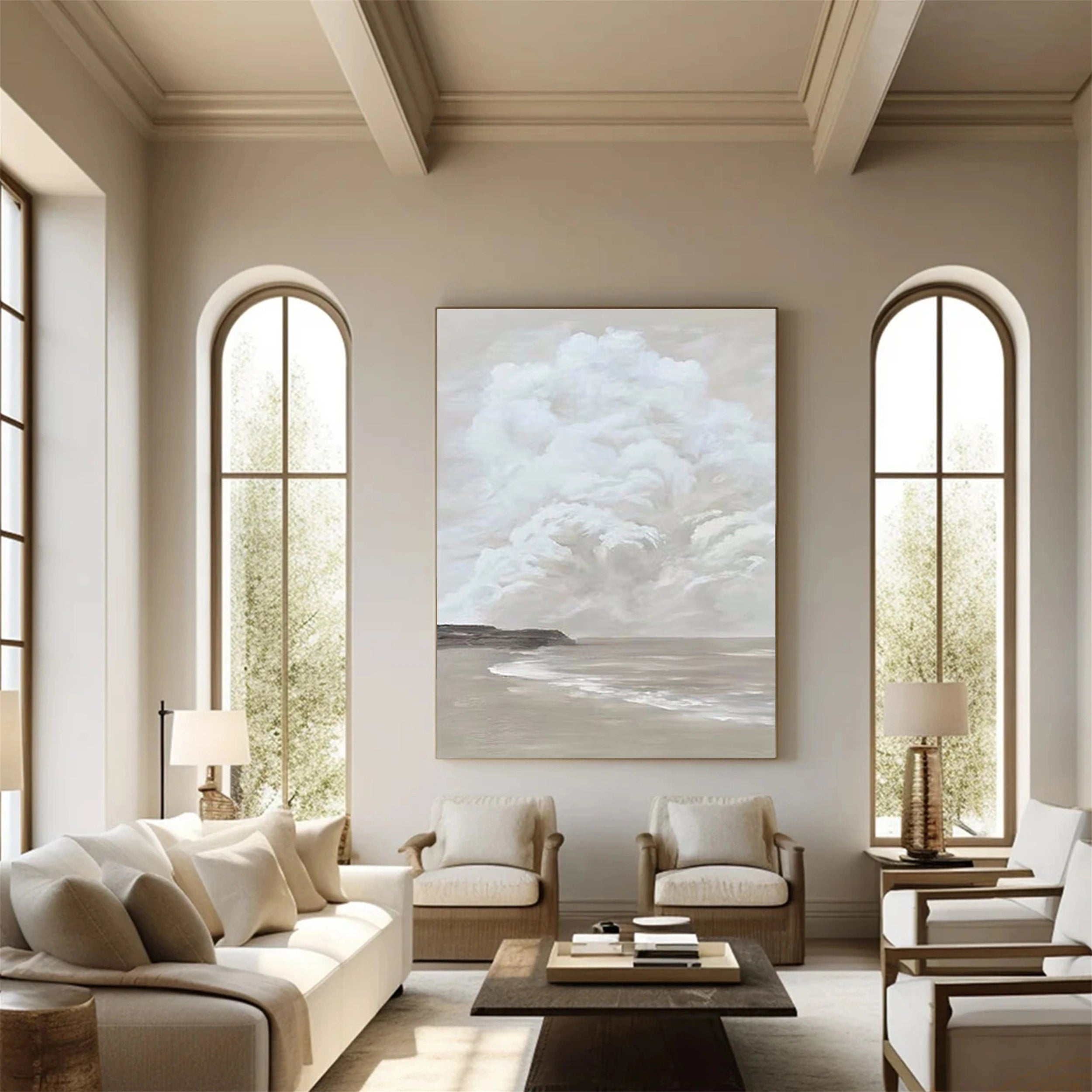 Sky and Ocean painting #SO051