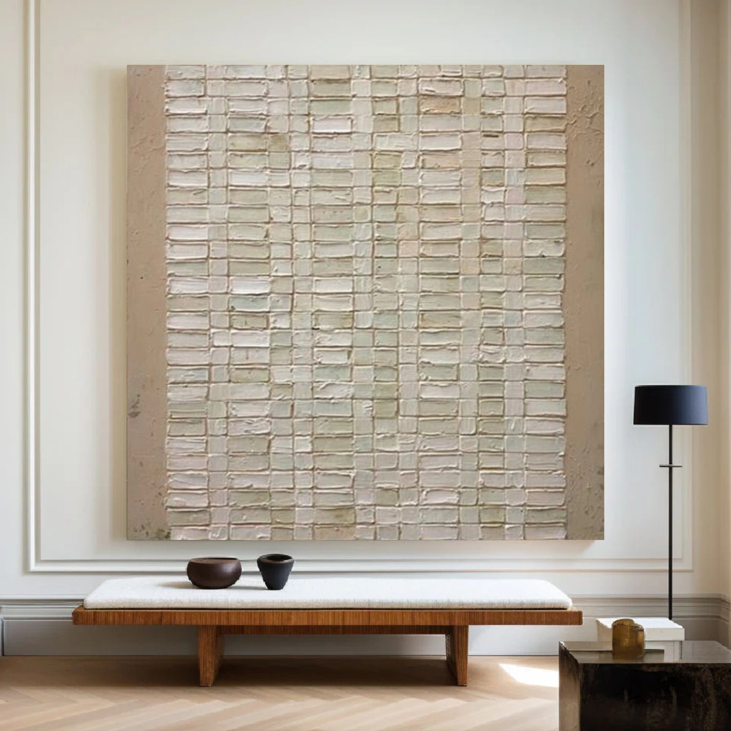 Wabi Sabi Abstract Textured Canvas Art #WA235