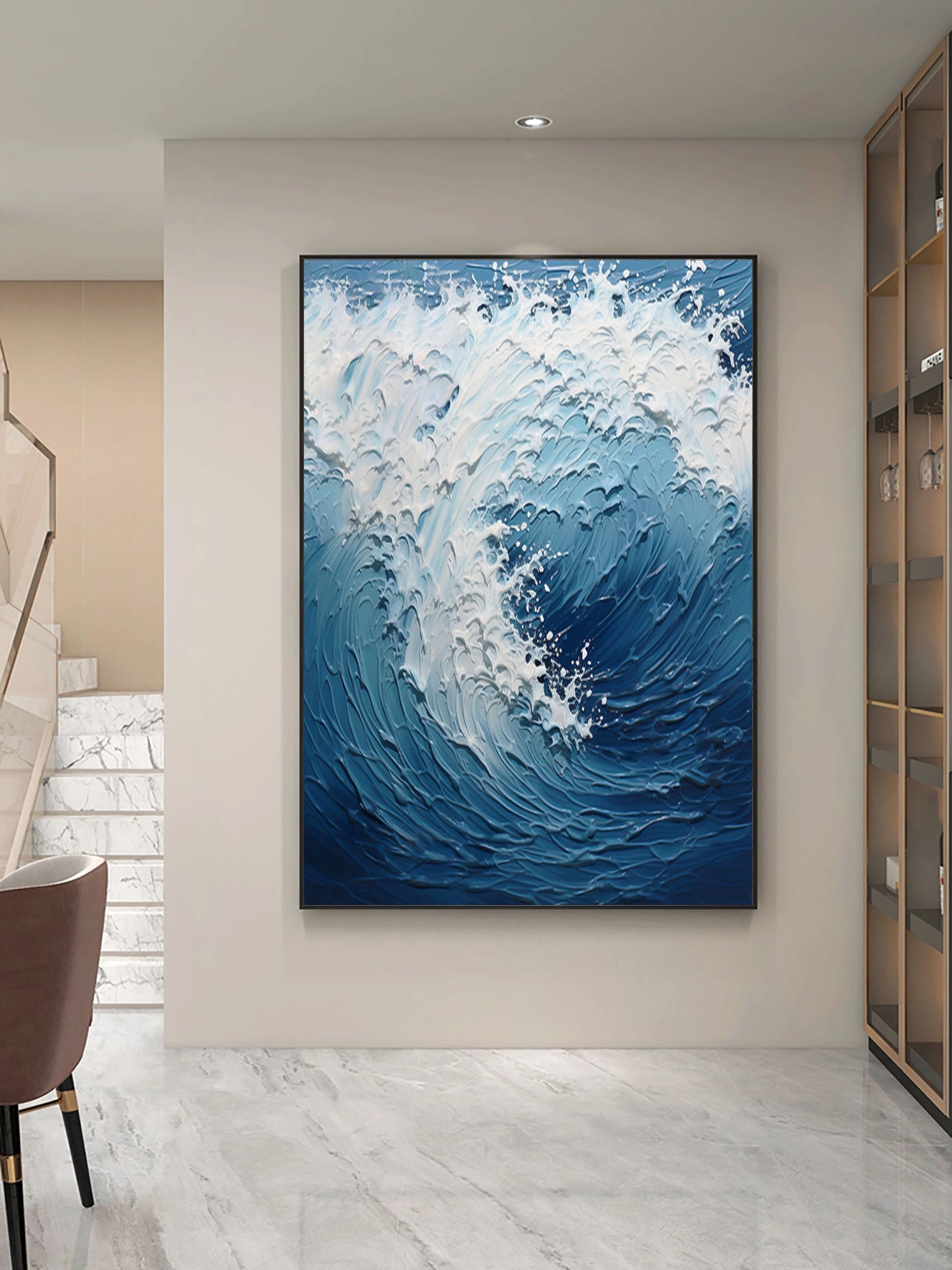 Sky and Ocean Painting #SO186