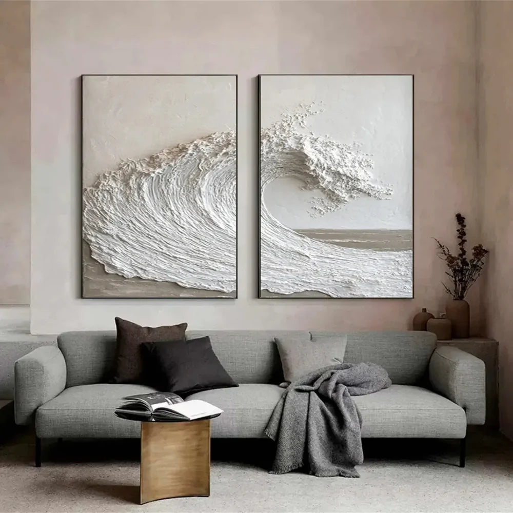 Sky And Ocean Painting Set of 2 #SO173