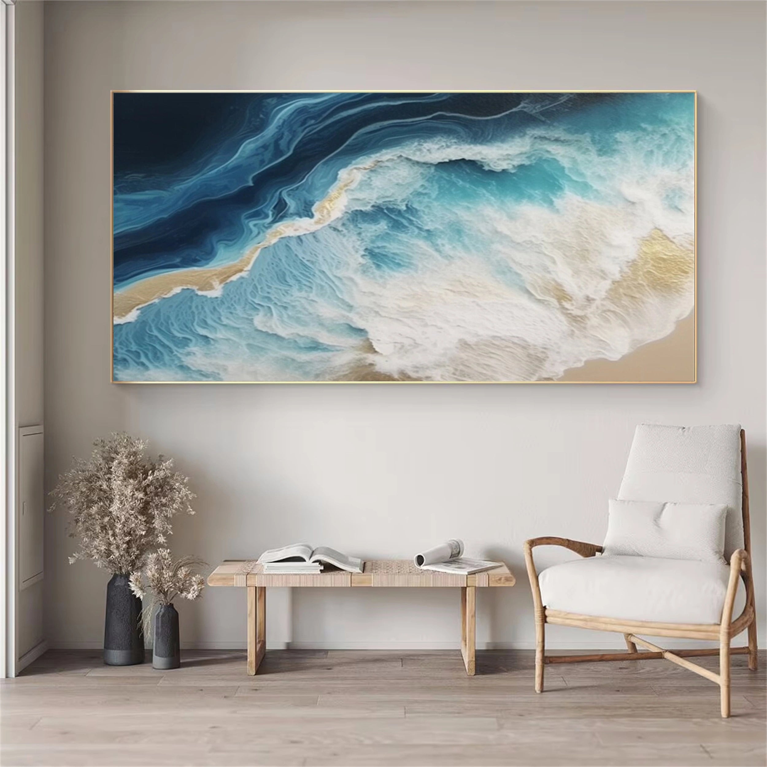 Sky And Ocean Painting #SO063