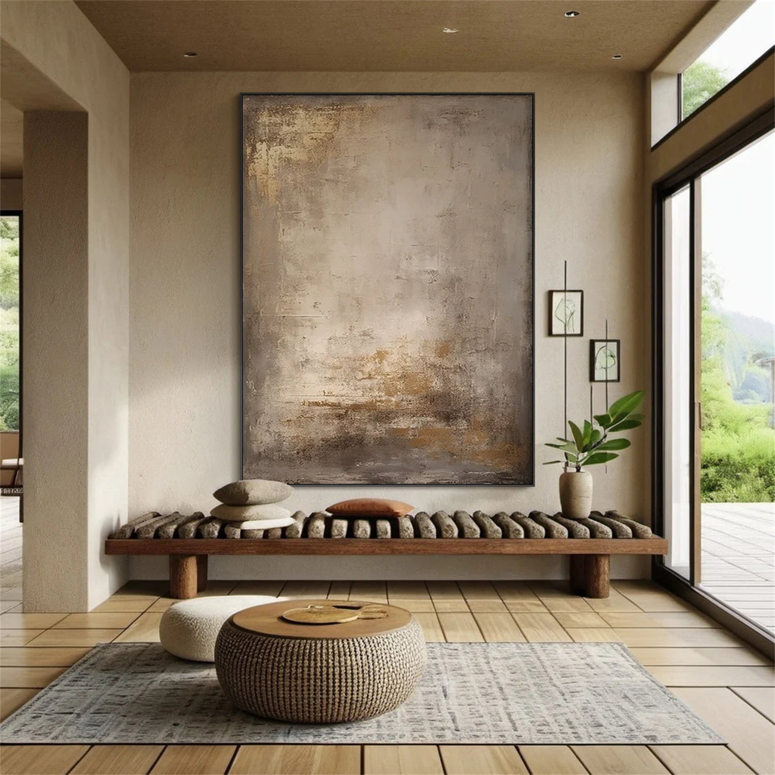 Wabi Sabi Abstract Wall Art #WA113