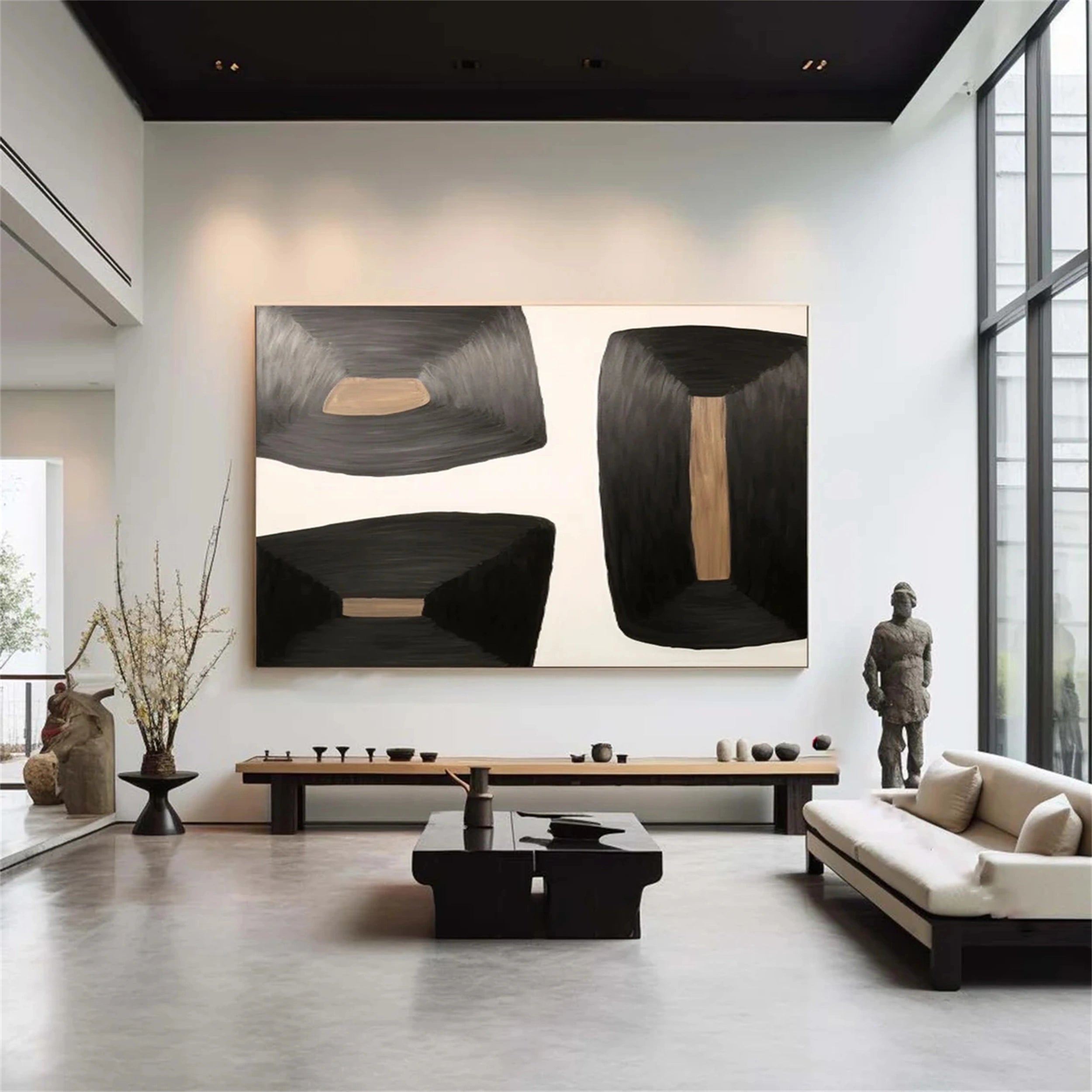 Wabi Sabi Abstract Wall Art #WA136