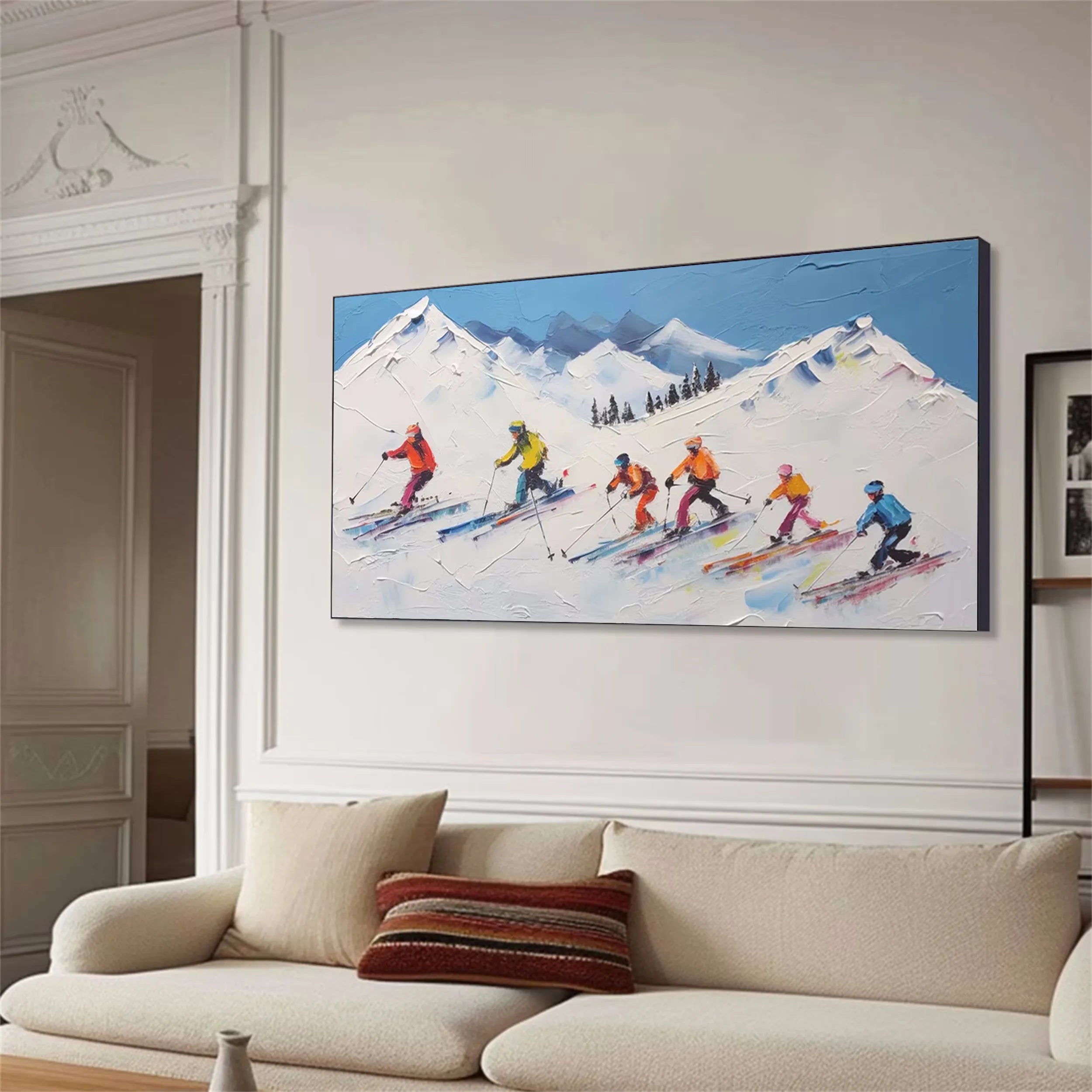 White Textured Minimalist Wall Art #WT163
