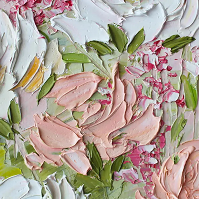 Colorful Tree And Flower Painting #TF036