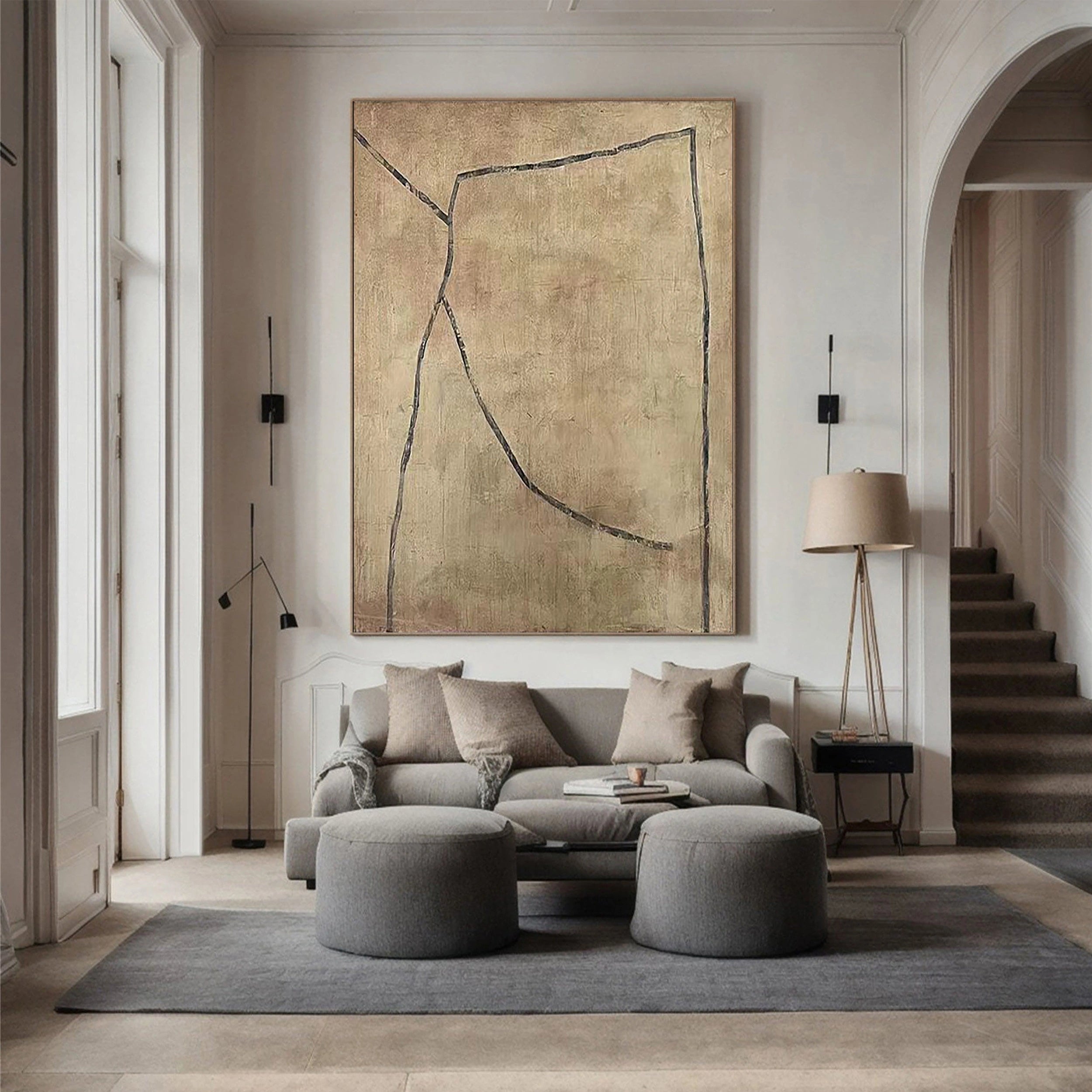 Wabi Sabi Abstract Wall Art #WA086