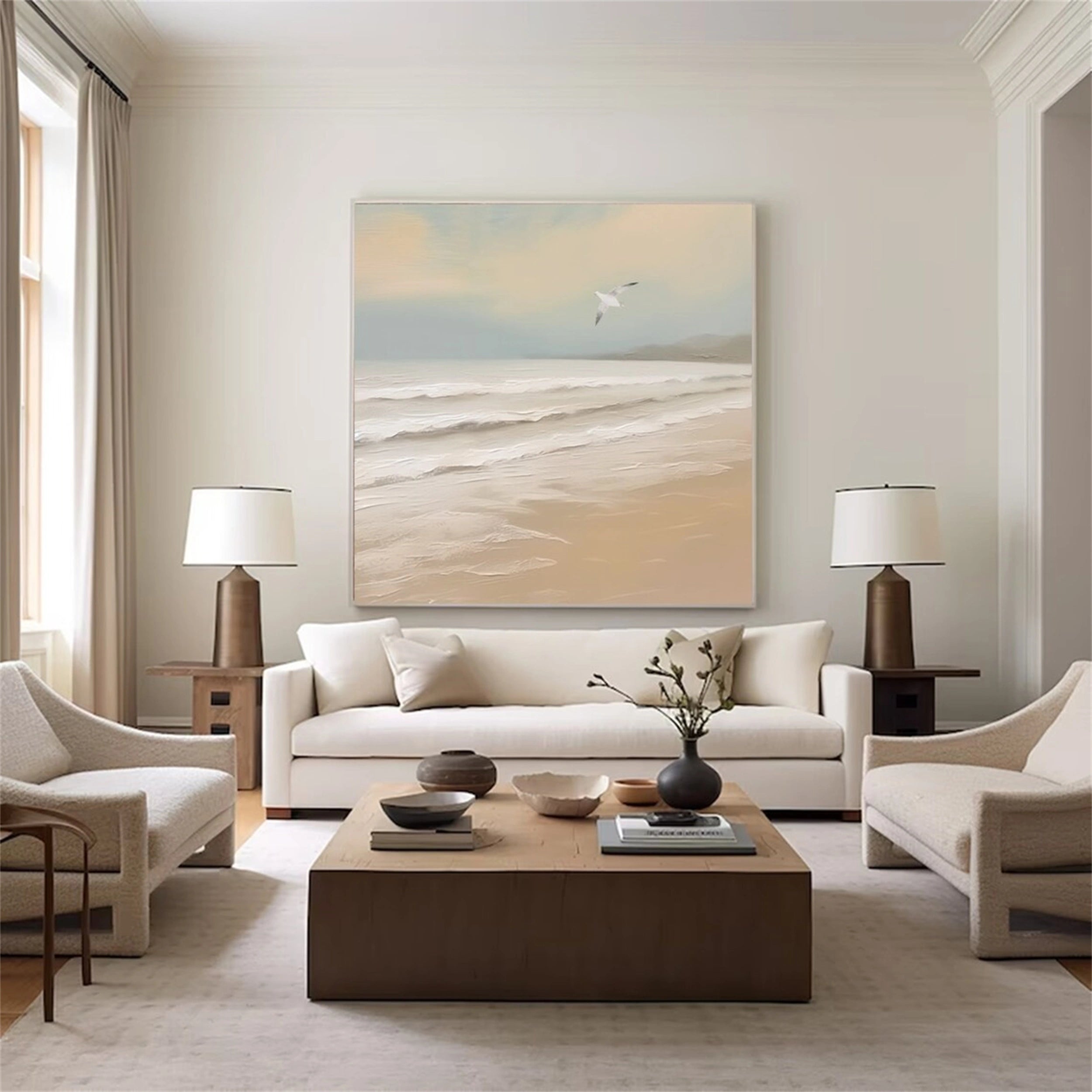 Sky And Ocean Painting #SO040