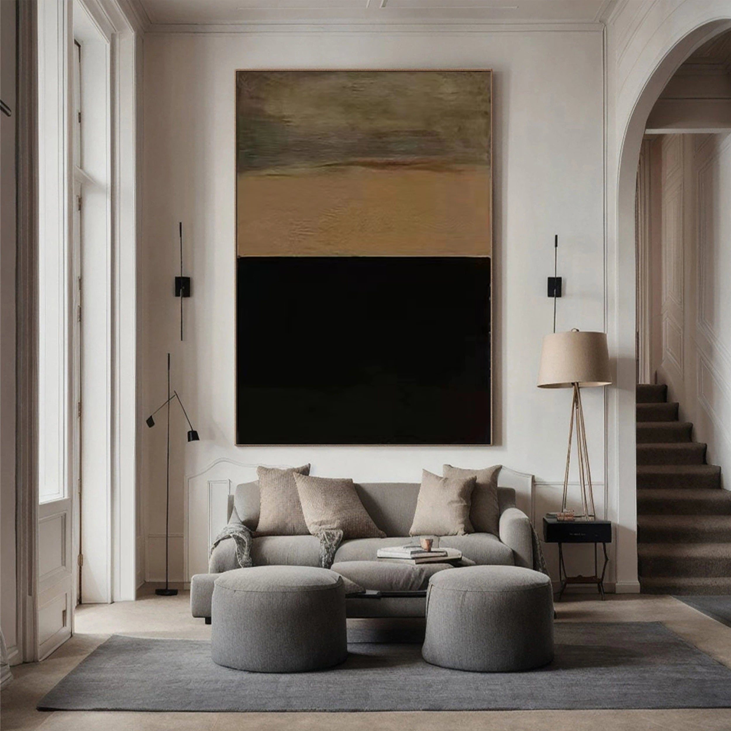 Wabi Sabi Abstract Wall Art #WA095