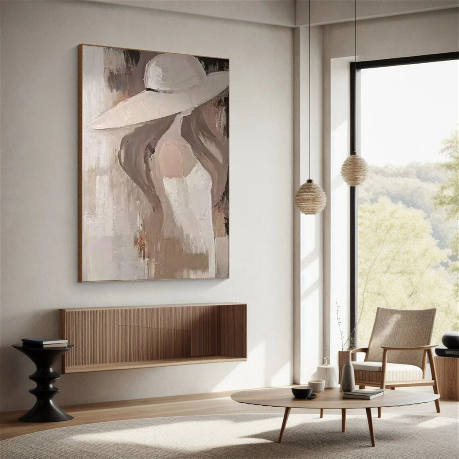 Abstract Portrait Wall Art #WP027