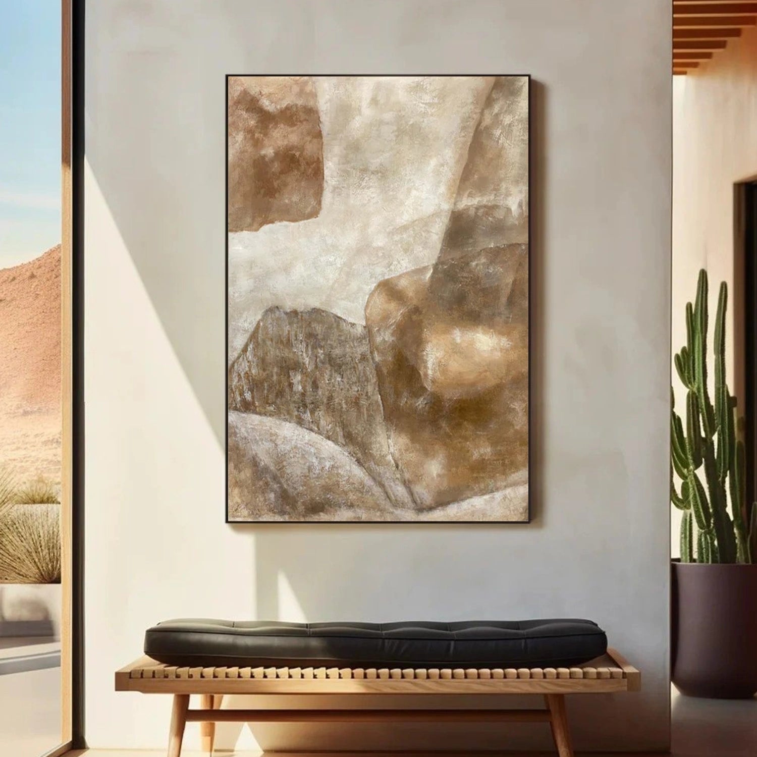 Wabi Sabi Abstract Canvas Art #WA246