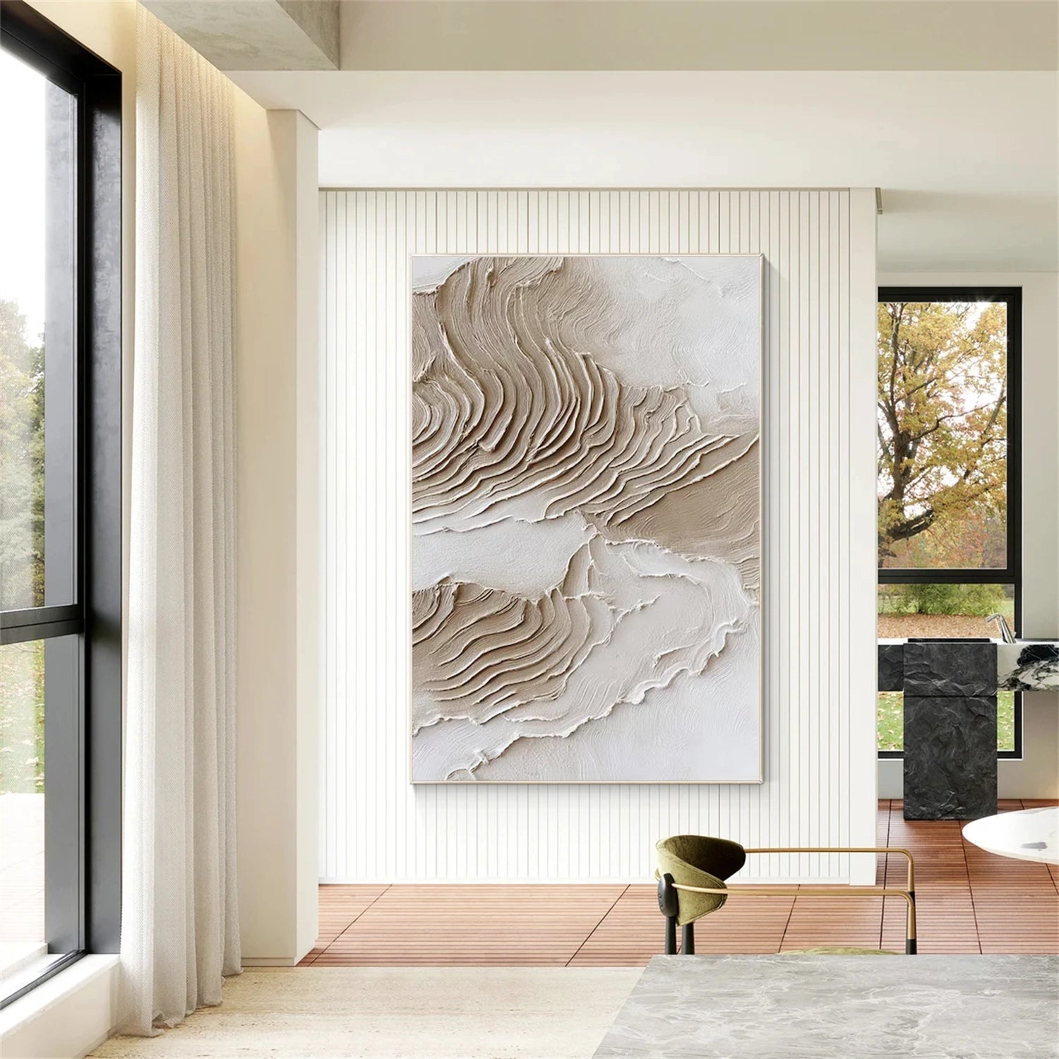 Textured Minimalist Wall Art #WT221