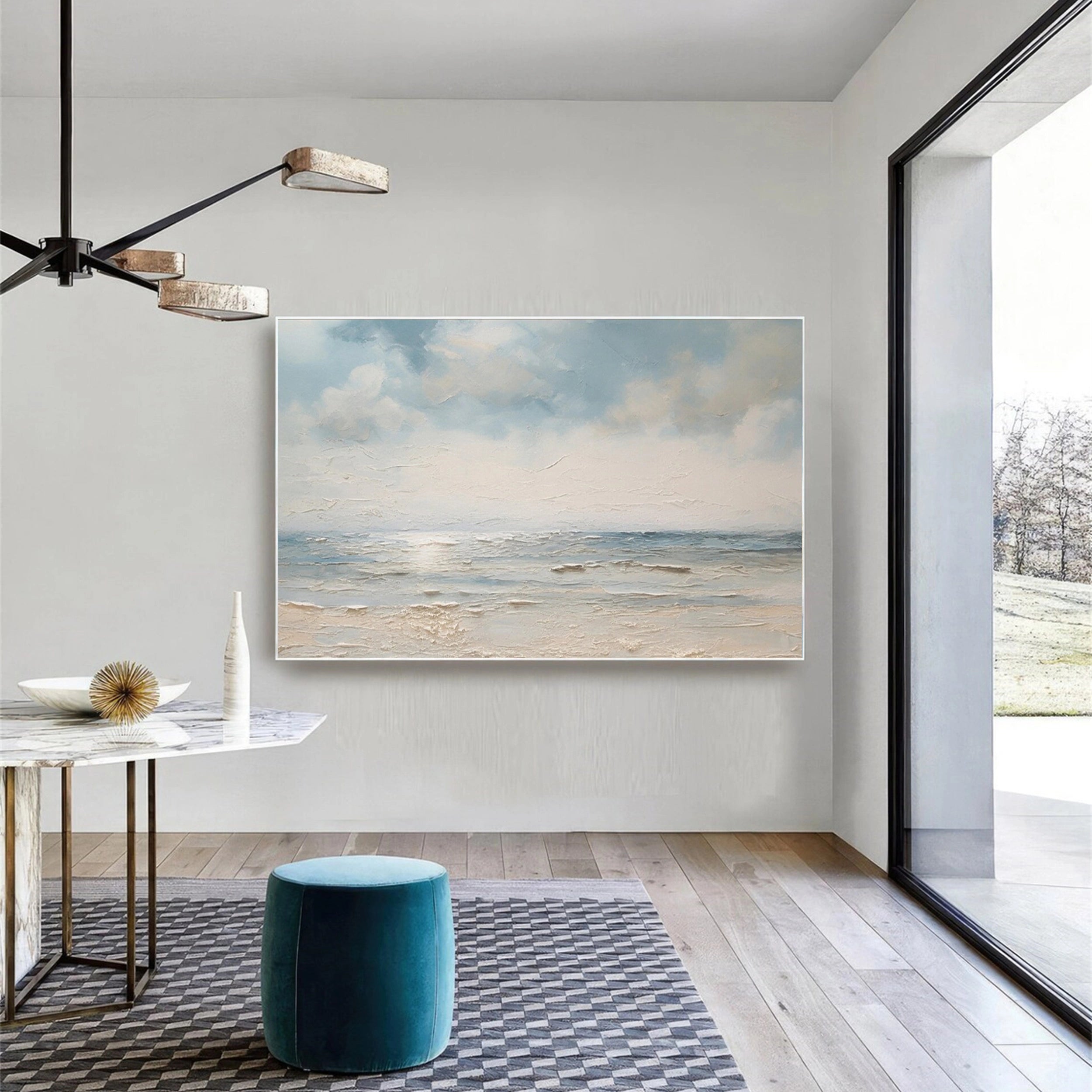 Sky And Ocean Painting #SO064