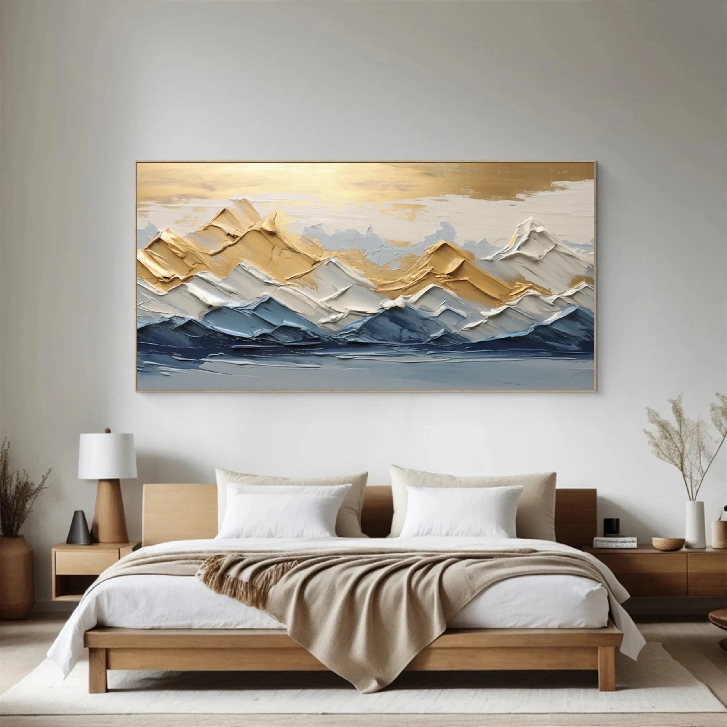White Textured Minimalist Wall Art #WT137